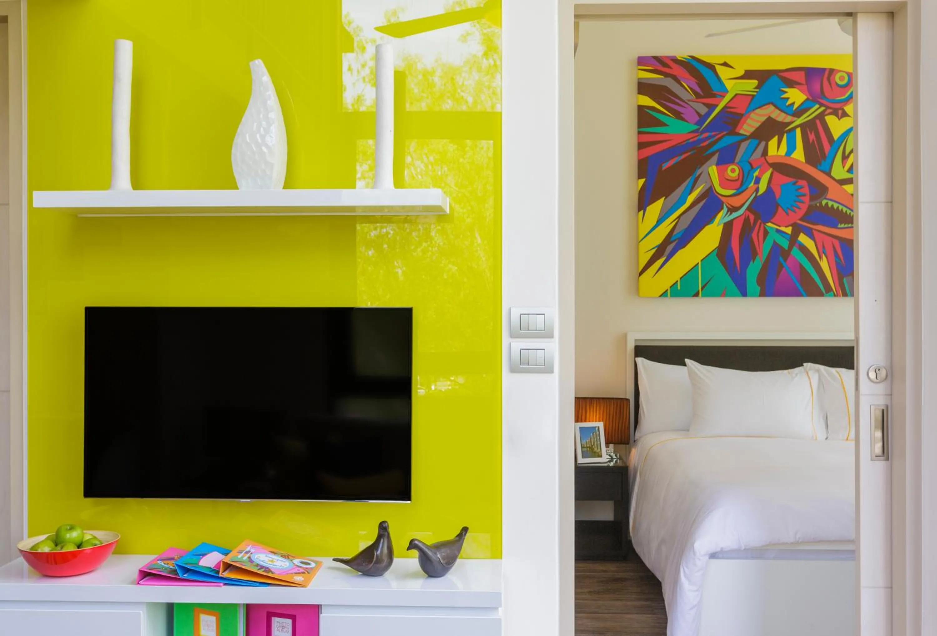 Decorative detail, Bed in Cassia Phuket, part of Banyan Group