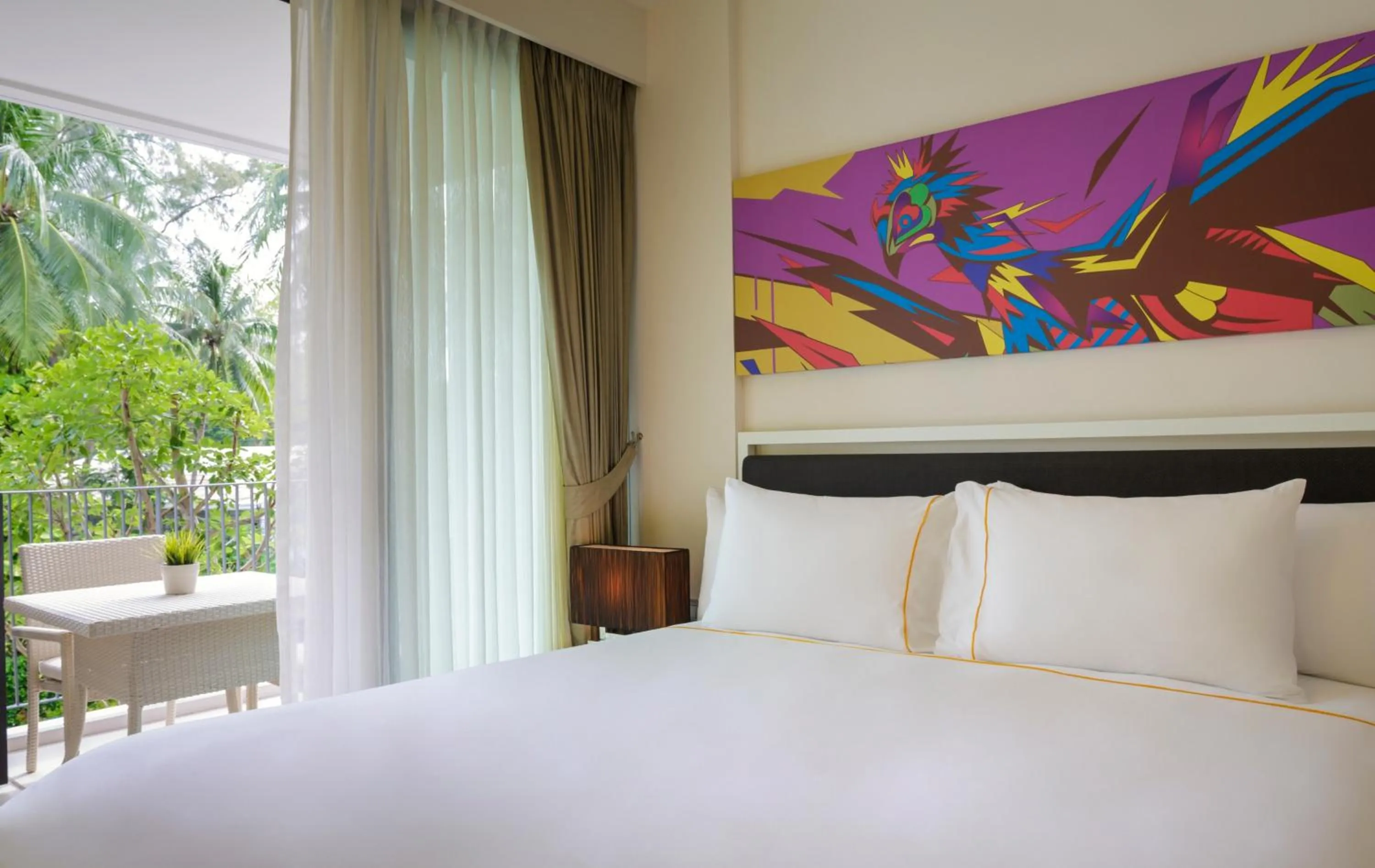 Bed in Cassia Phuket, part of Banyan Group