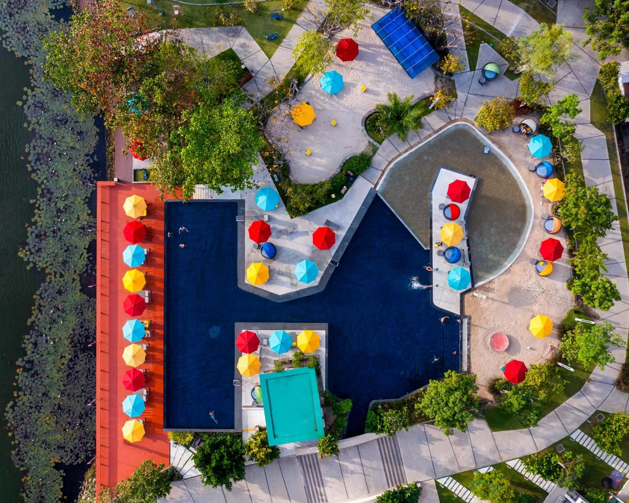 Bird's eye view in Cassia Phuket, part of Banyan Group