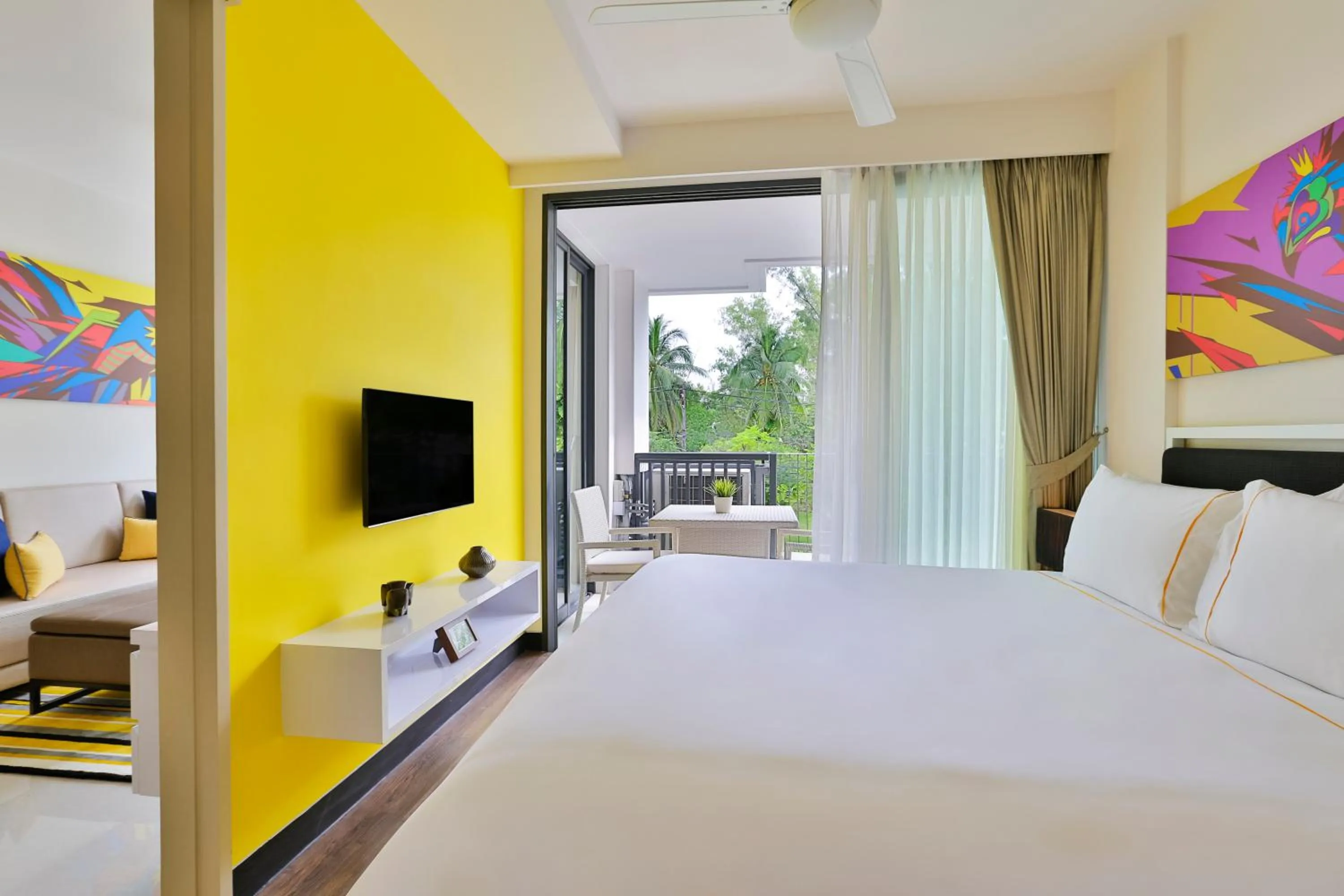 Bed in Cassia Phuket, part of Banyan Group