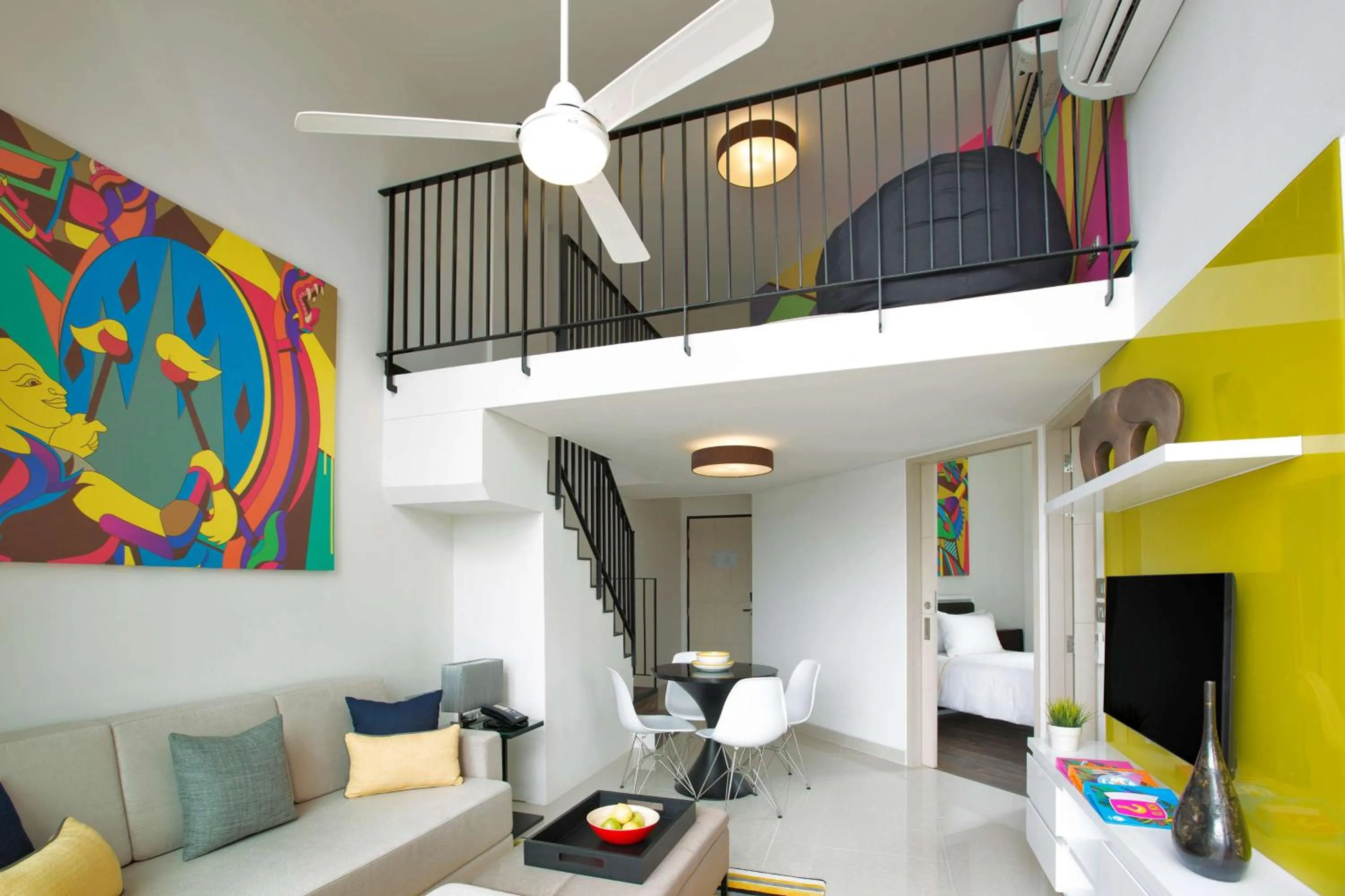 Living room in Cassia Phuket, part of Banyan Group