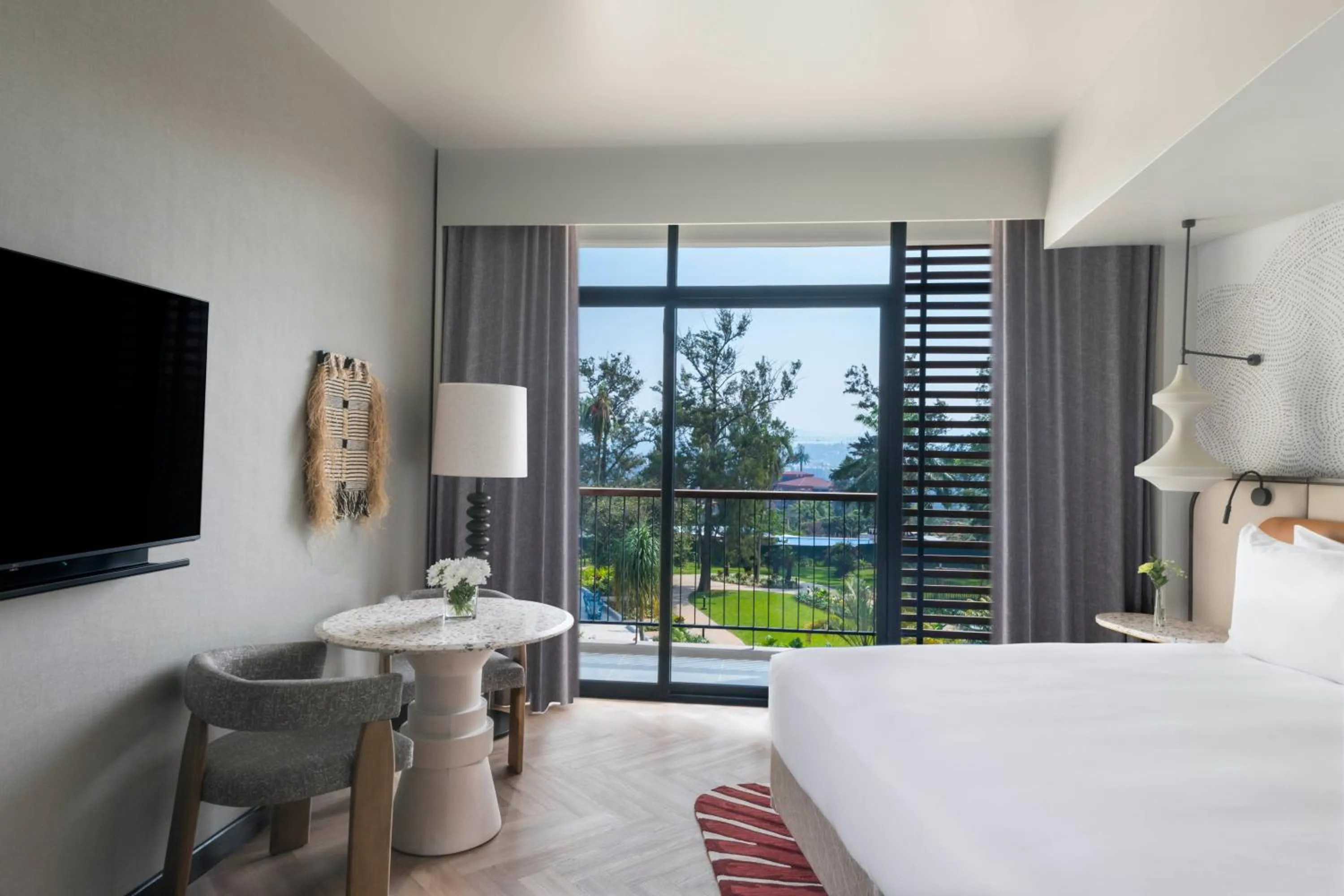 Bed in Mövenpick Kigali