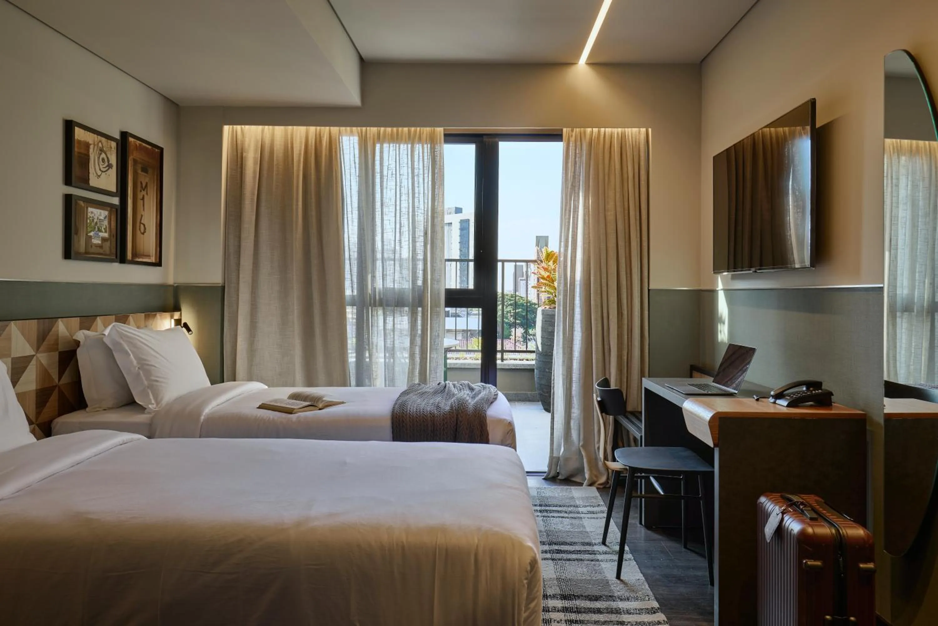 Bedroom, Bed in TRIBE Belo Horizonte Savassi