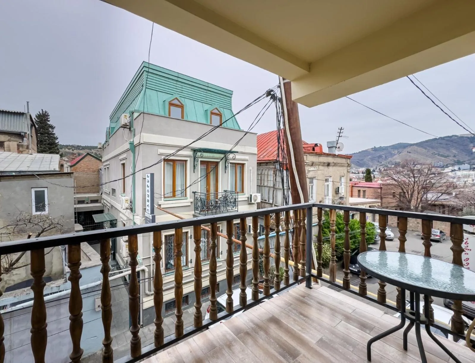 Balcony/Terrace in Hotel New Metekhi