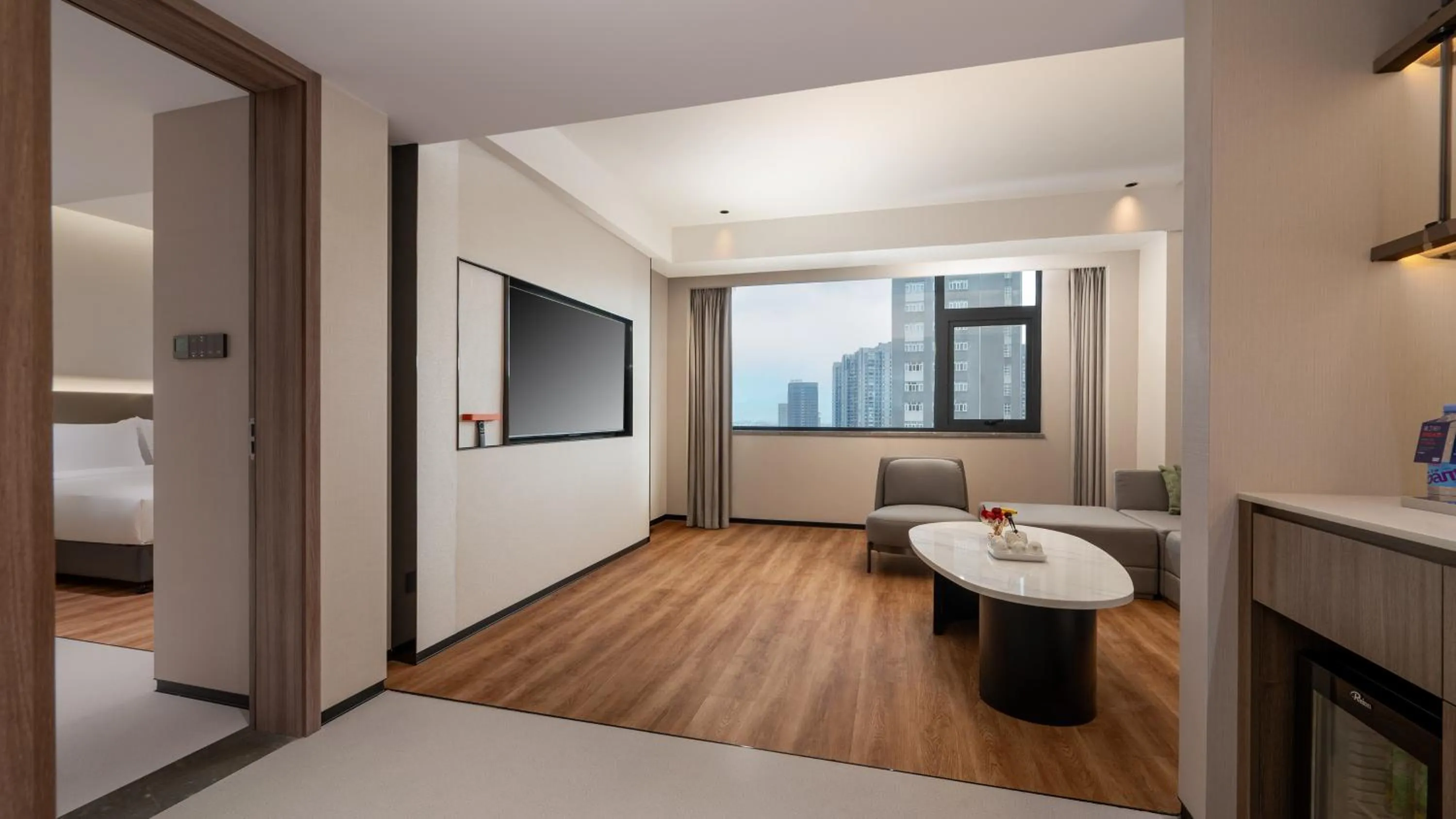 TV and multimedia, Bed in Holiday Inn Express Putian City Center