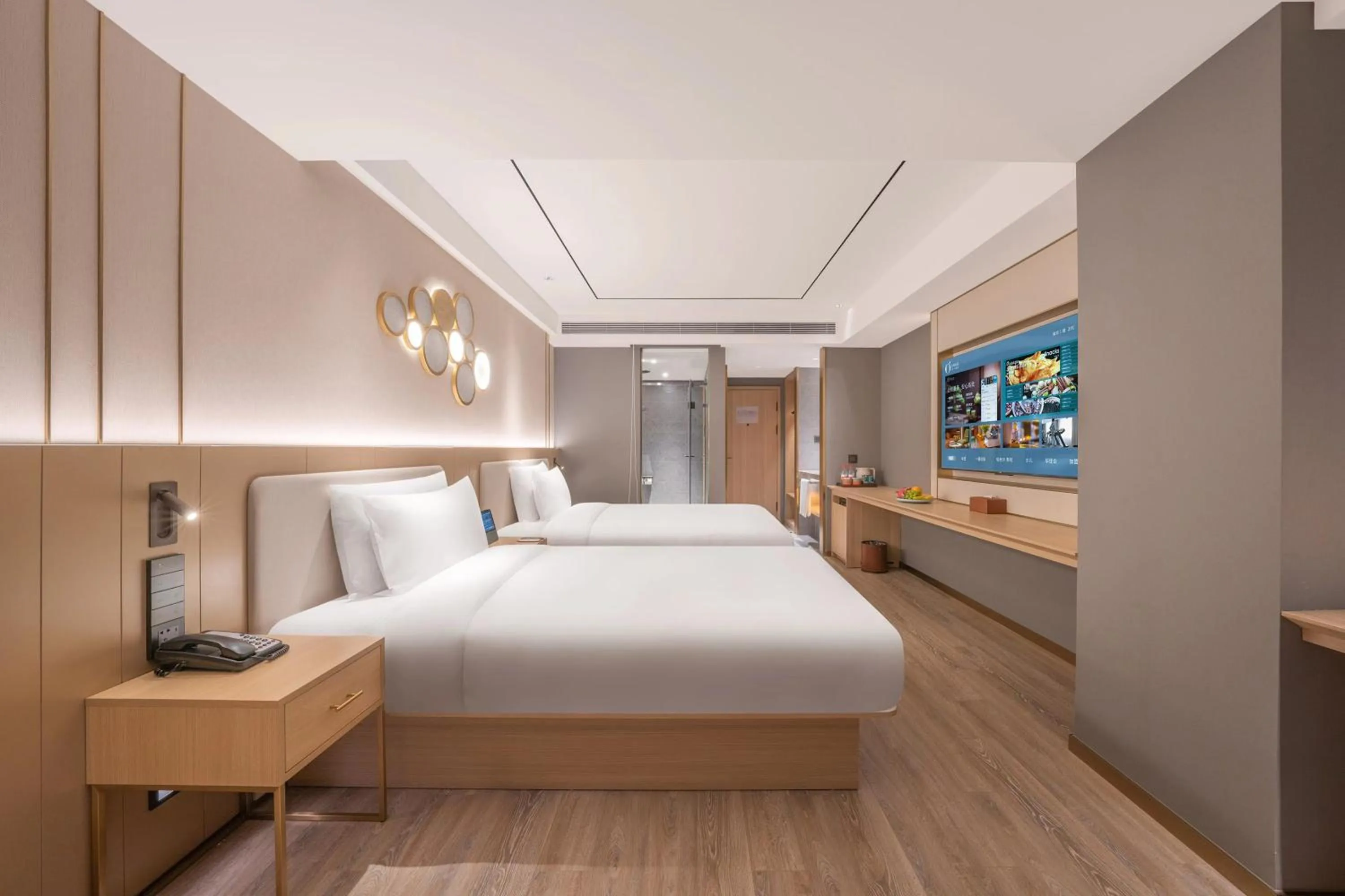 Property building, Bed in Orange Hotel Beijing Xi'erqi