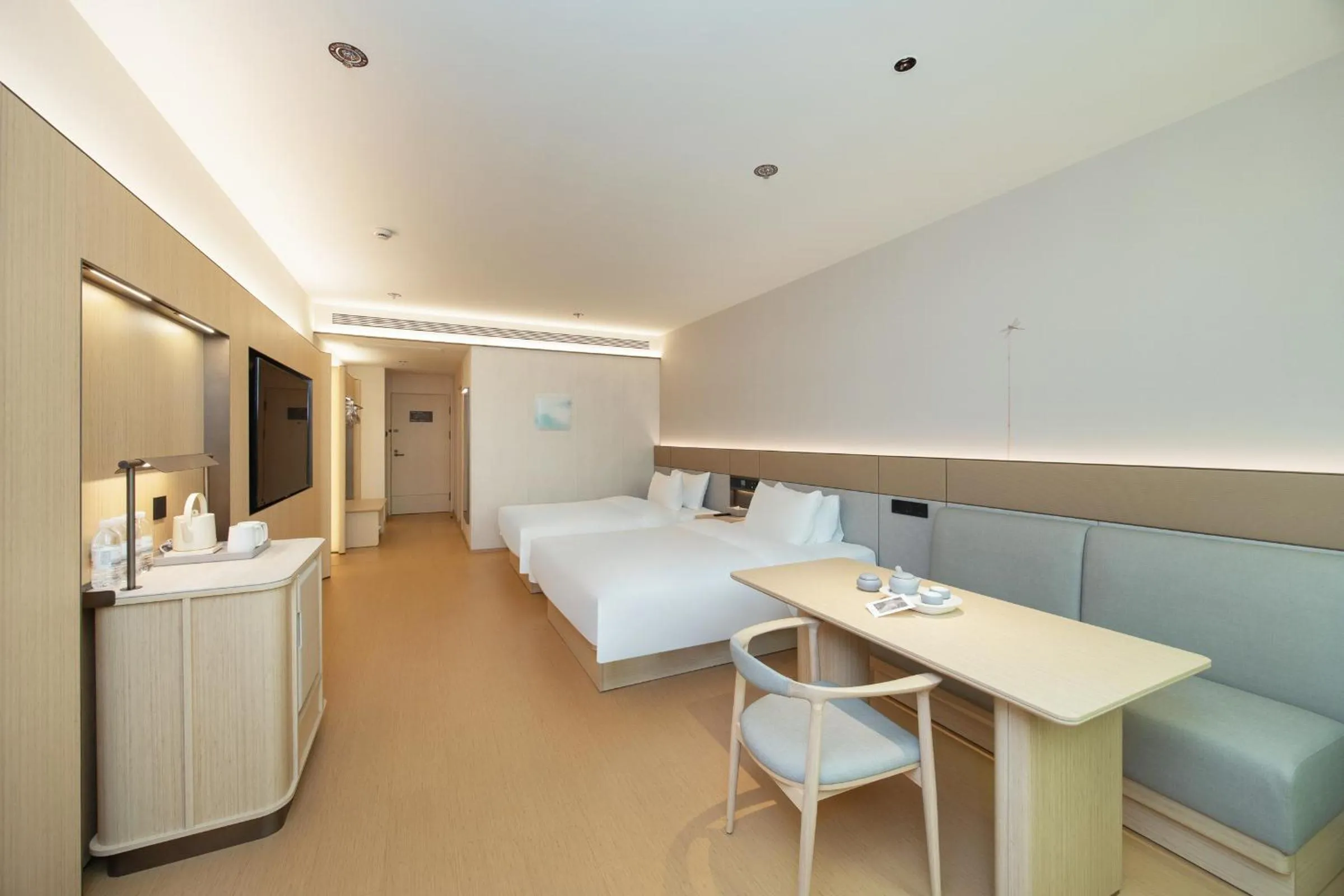 Bed in JI Hotel Shanghai Caohejing