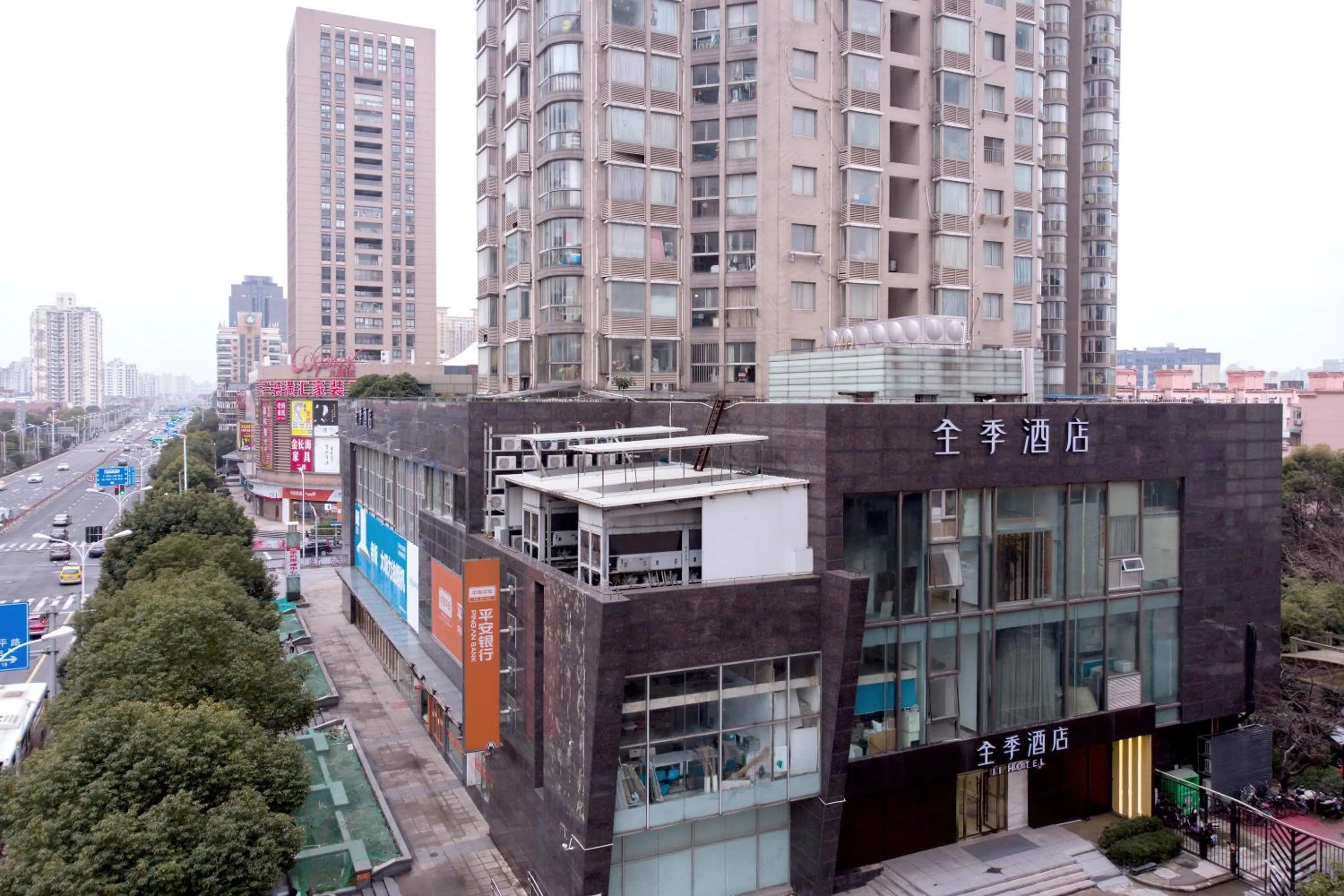 Property building in JI Hotel Shanghai Wujiaochang Huangxing Road