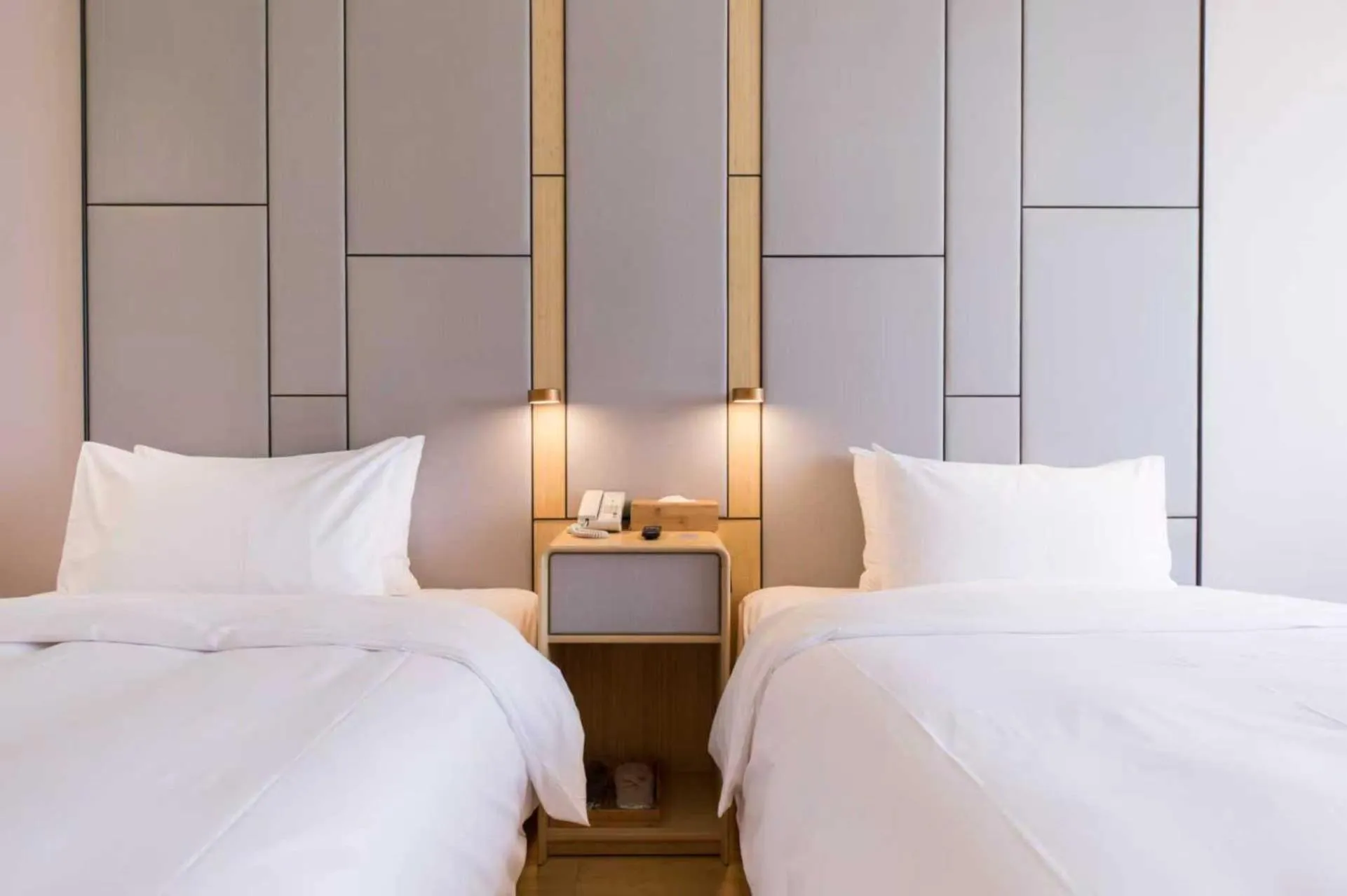 Bed in JI Hotel Shanghai Chunsheng Road