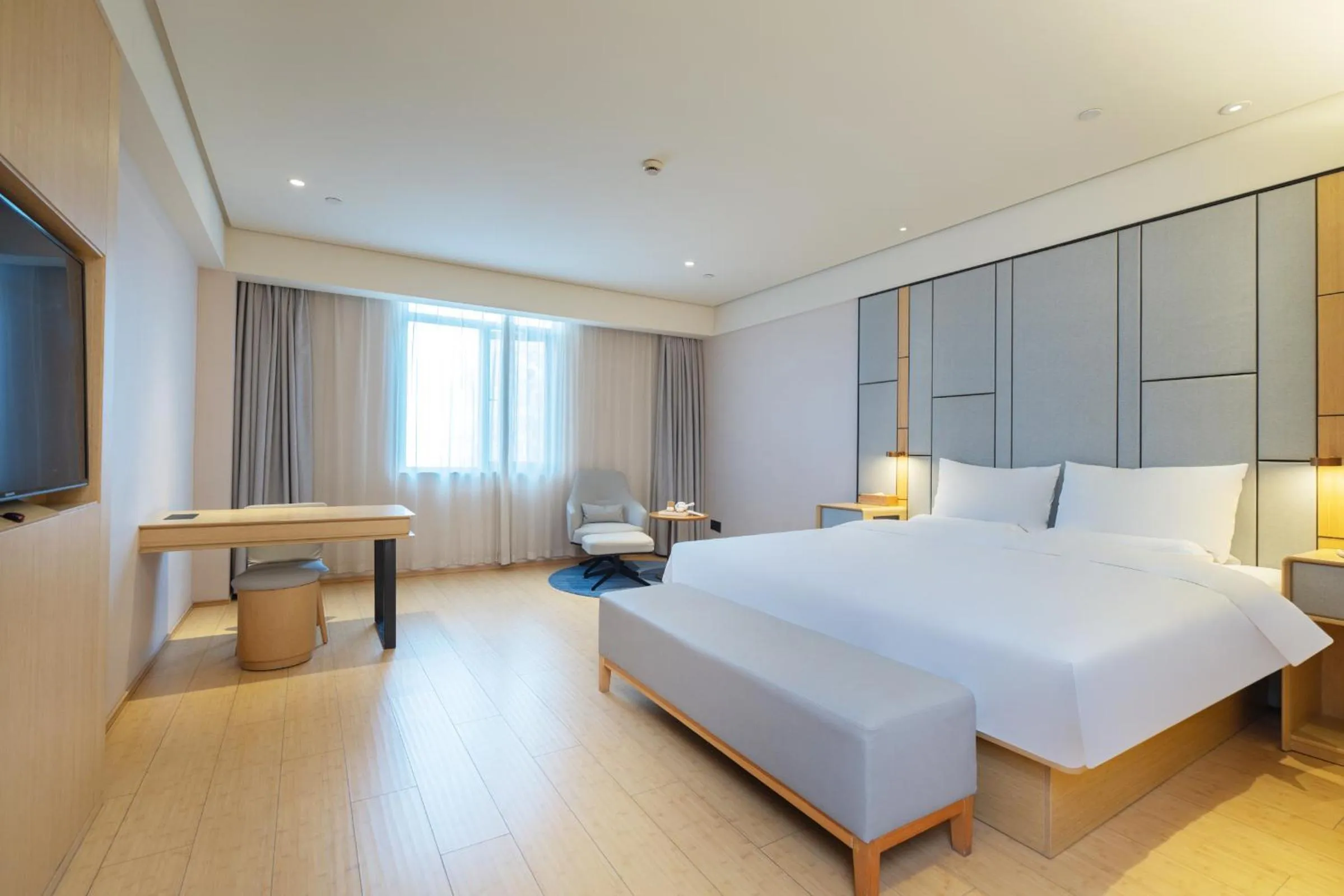 Bed in JI Hotel Shanghai Jiuting Center