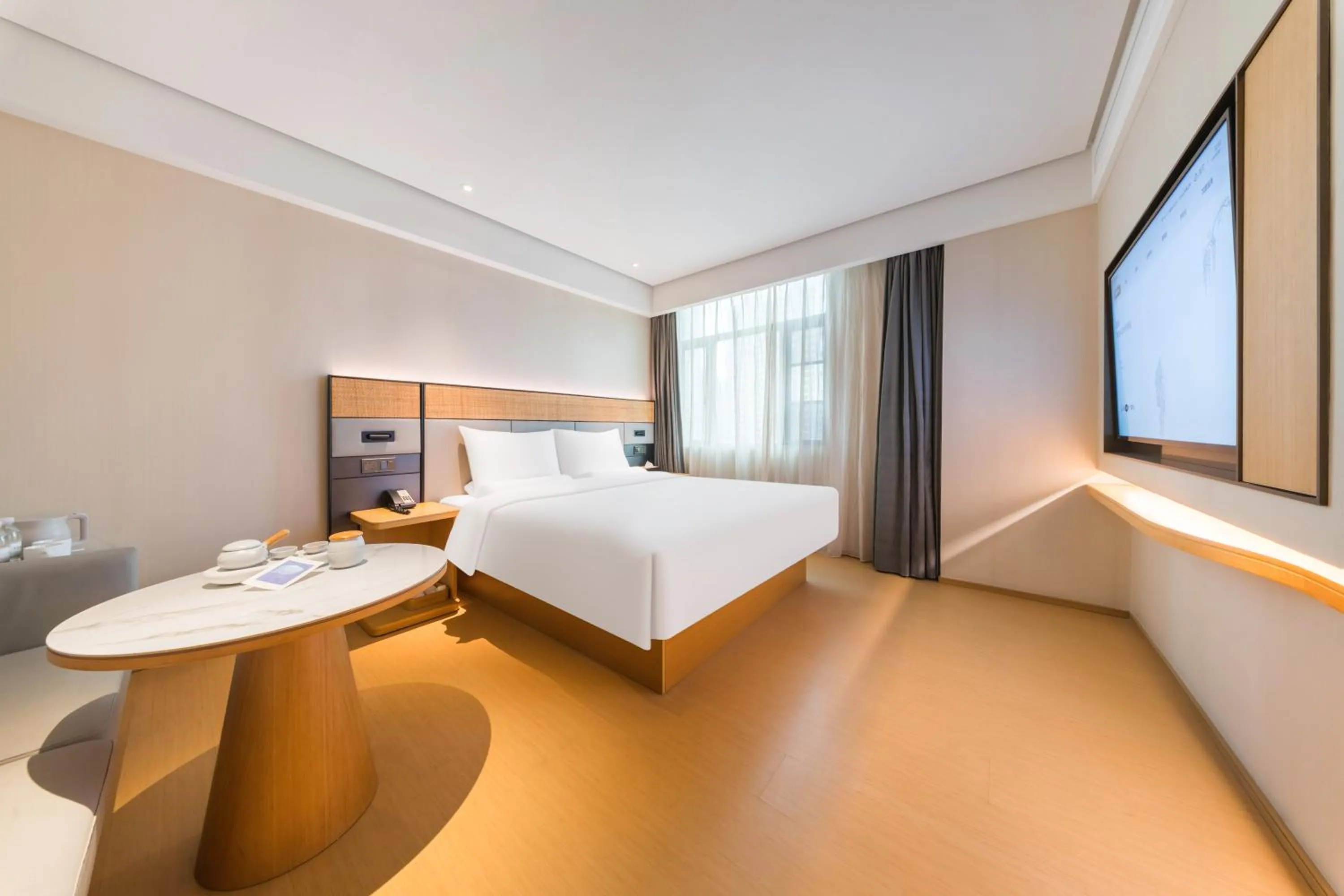 Bed in JI Hotel Shanghai Nanxiang Guyi Garden