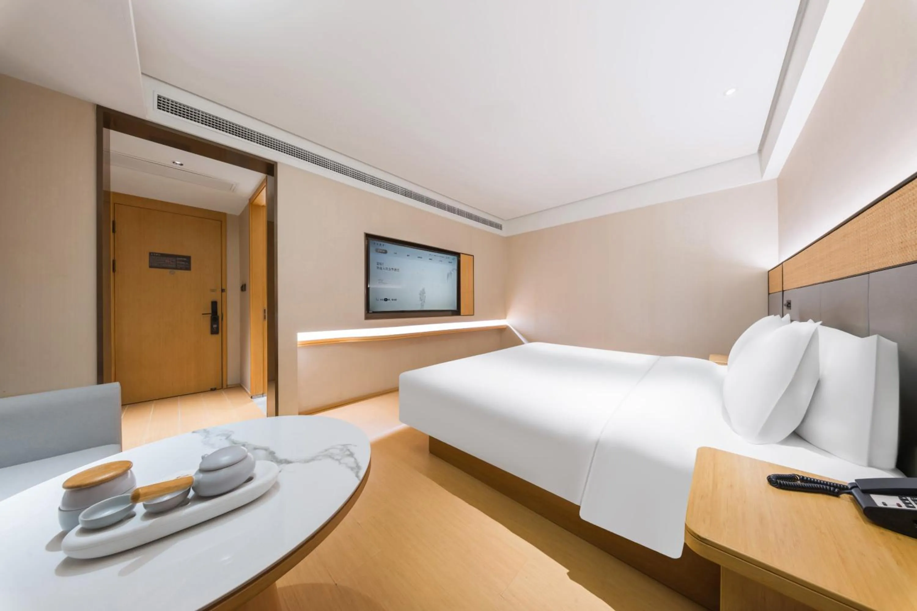 Bed in JI Hotel Shanghai Nanxiang Guyi Garden