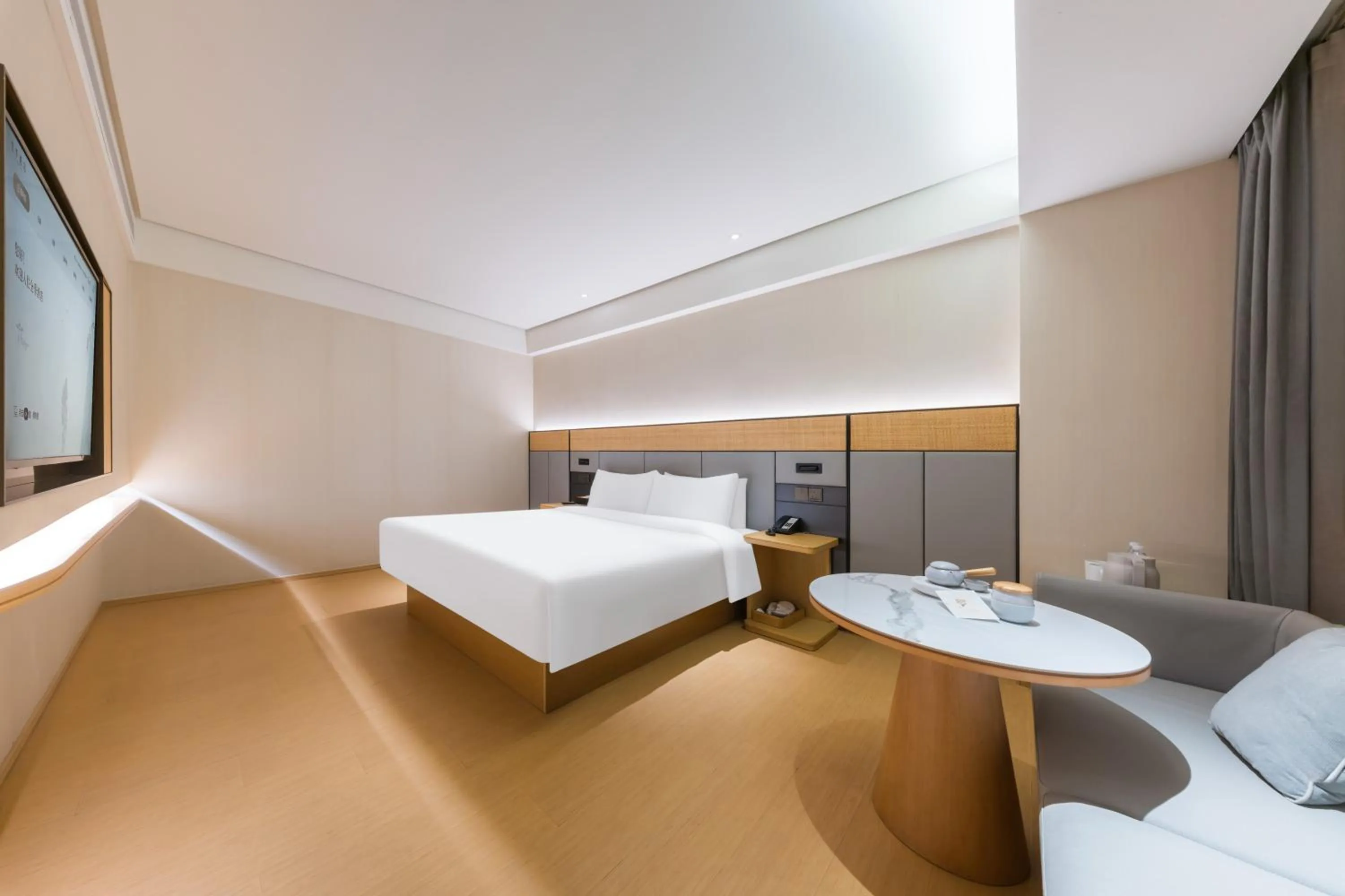 Bed in JI Hotel Shanghai Nanxiang Guyi Garden