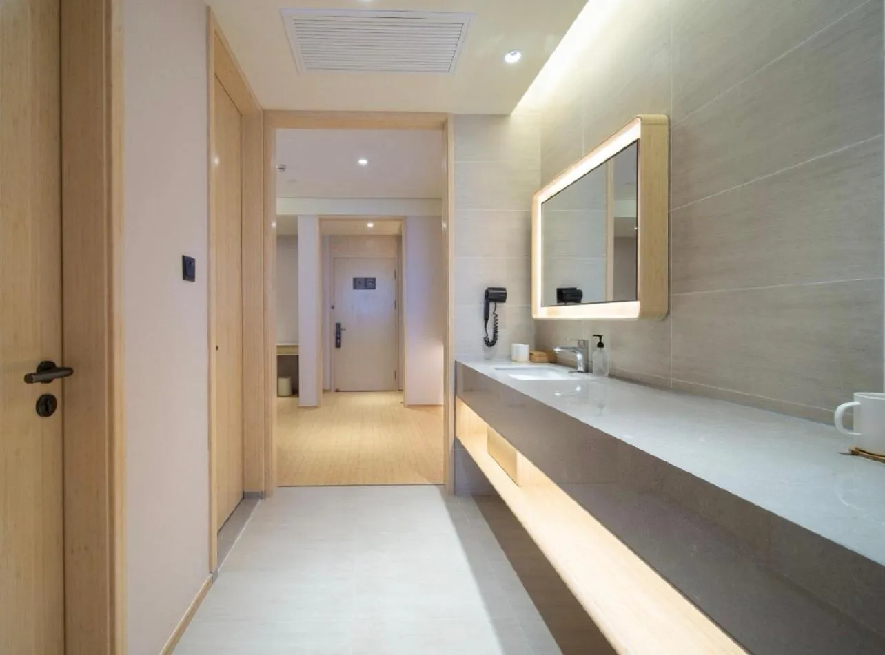 View (from property/room), Bed in JI Hotel Hangzhou Banshan Road