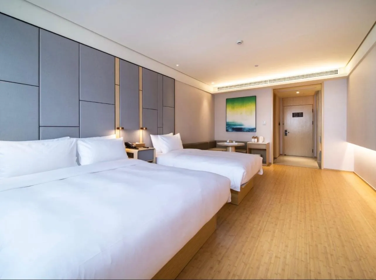 View (from property/room), Bed in JI Hotel Hangzhou Banshan Road
