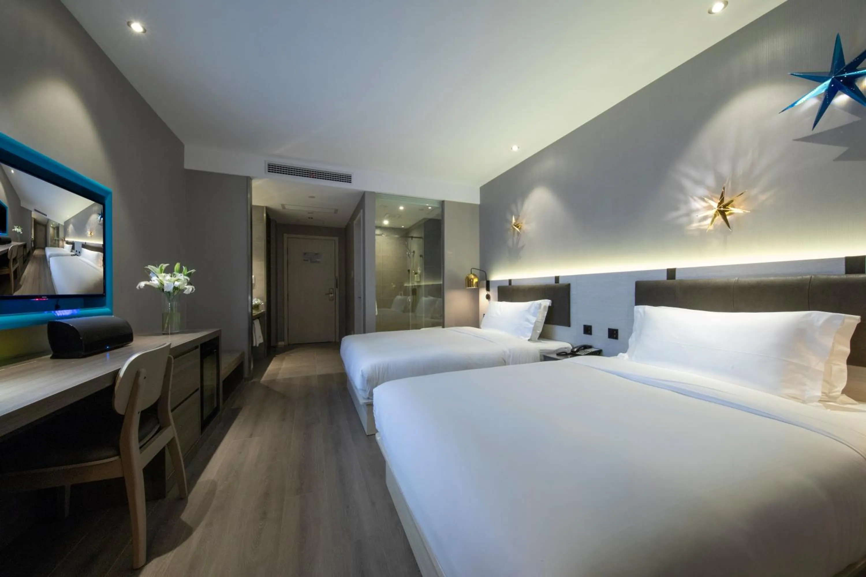 Photo of the whole room, Bed in Orange Hotel Hangzhou Future Science and Technology City Hangzhou Normal University