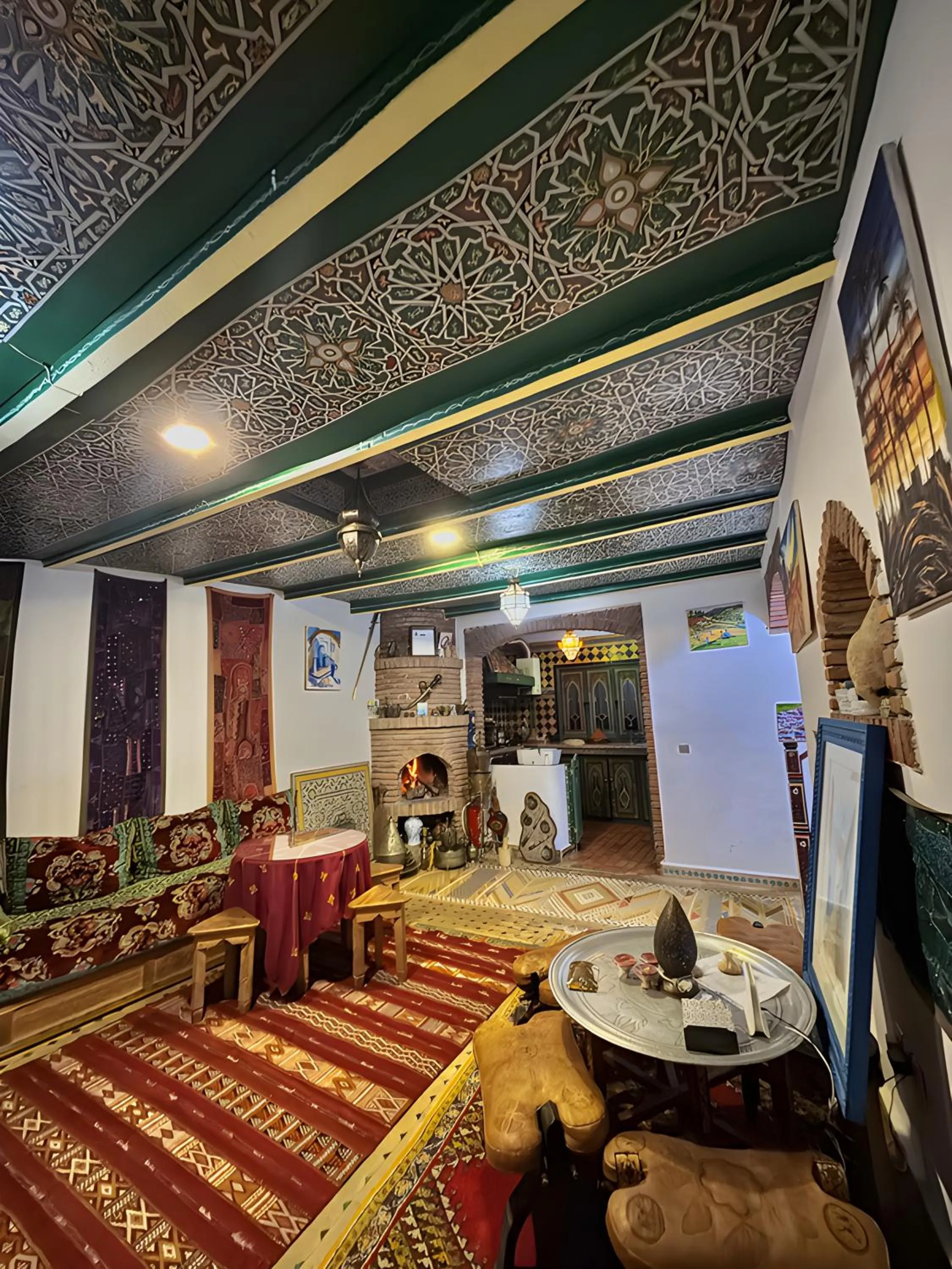 Seating area in Dar Aldea