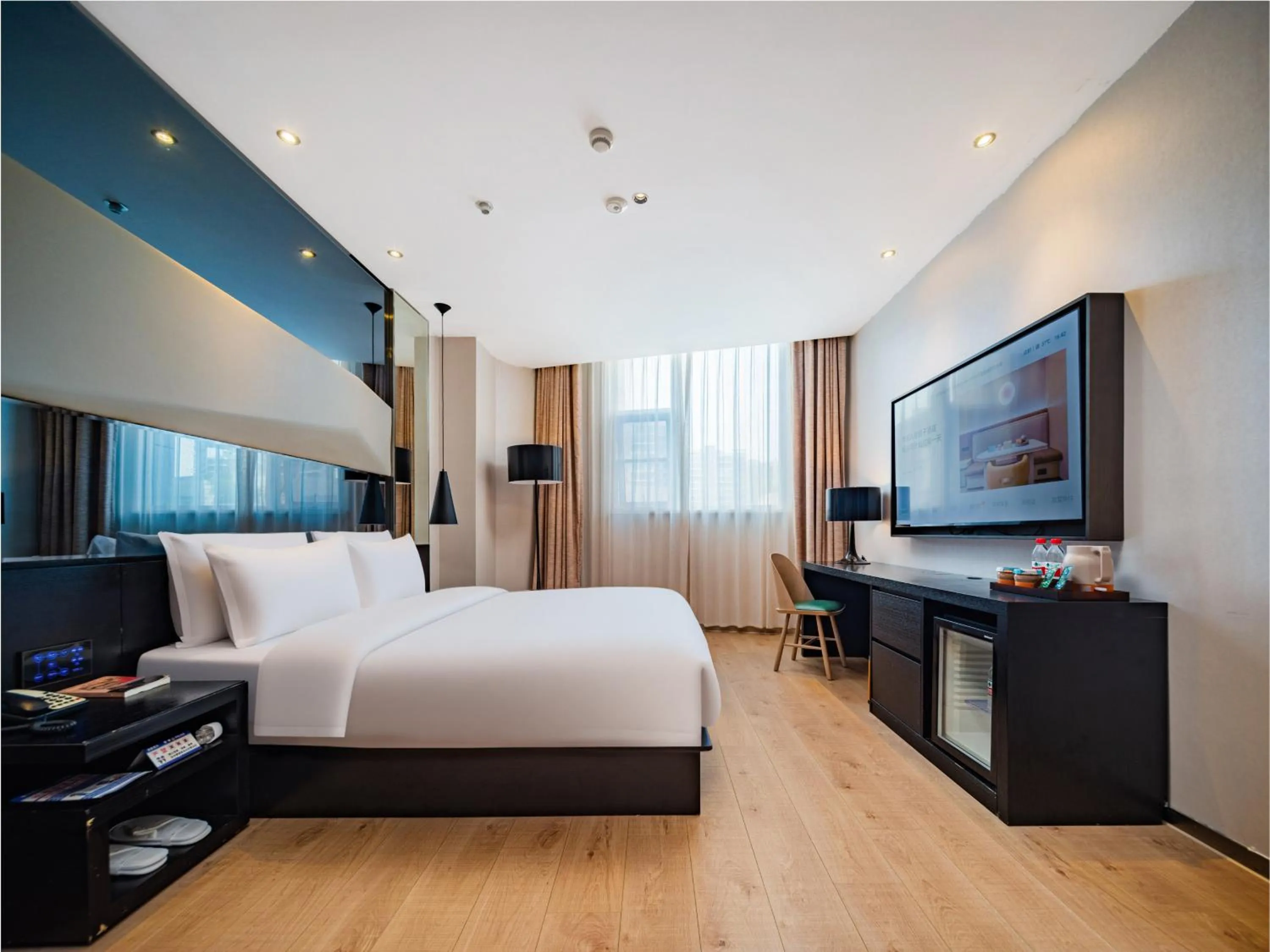 TV and multimedia, Bed in Orange Hotel Chengdu High-Tech Global Center