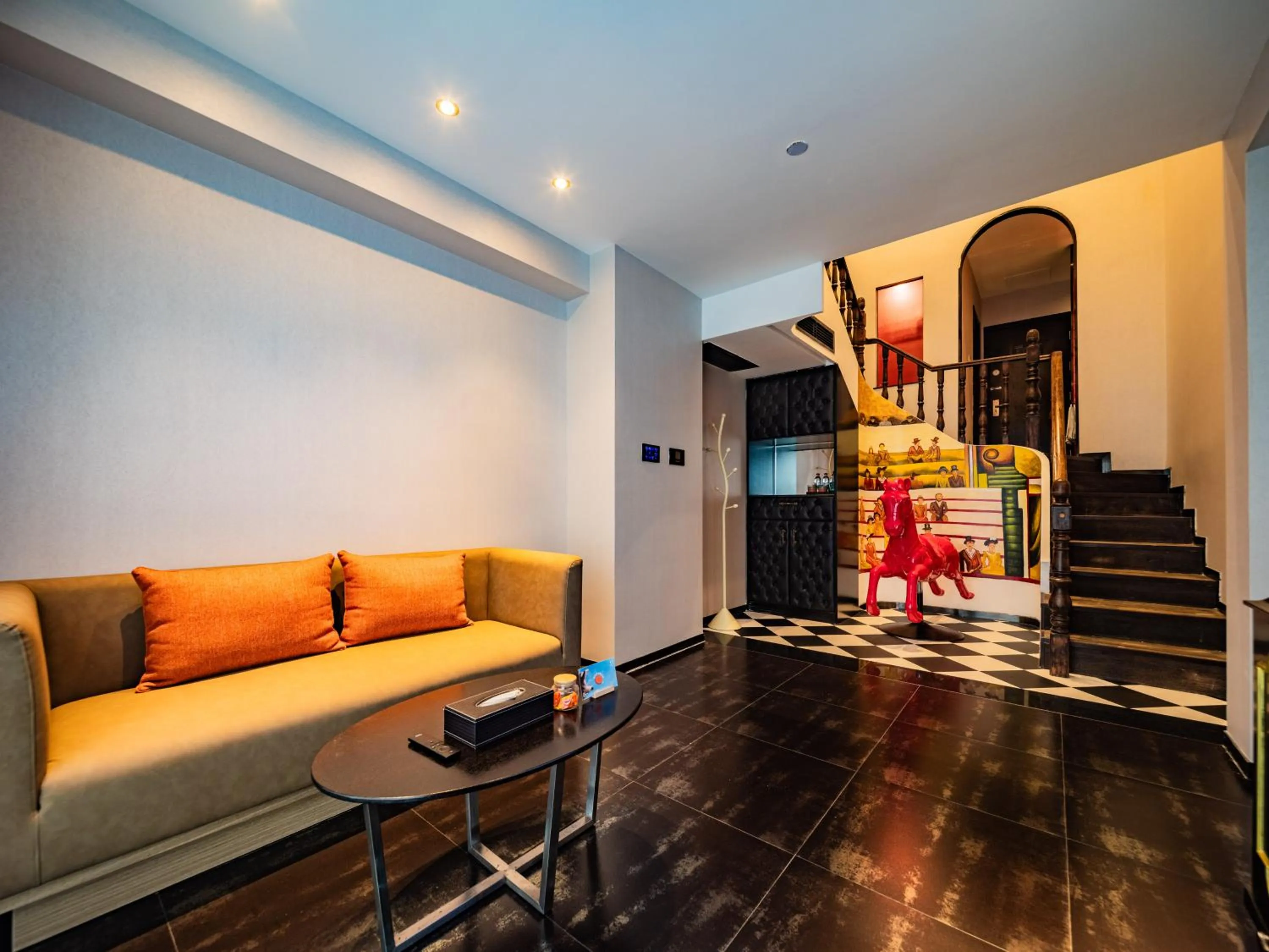 Living room in Orange Hotel Chengdu High-Tech Global Center