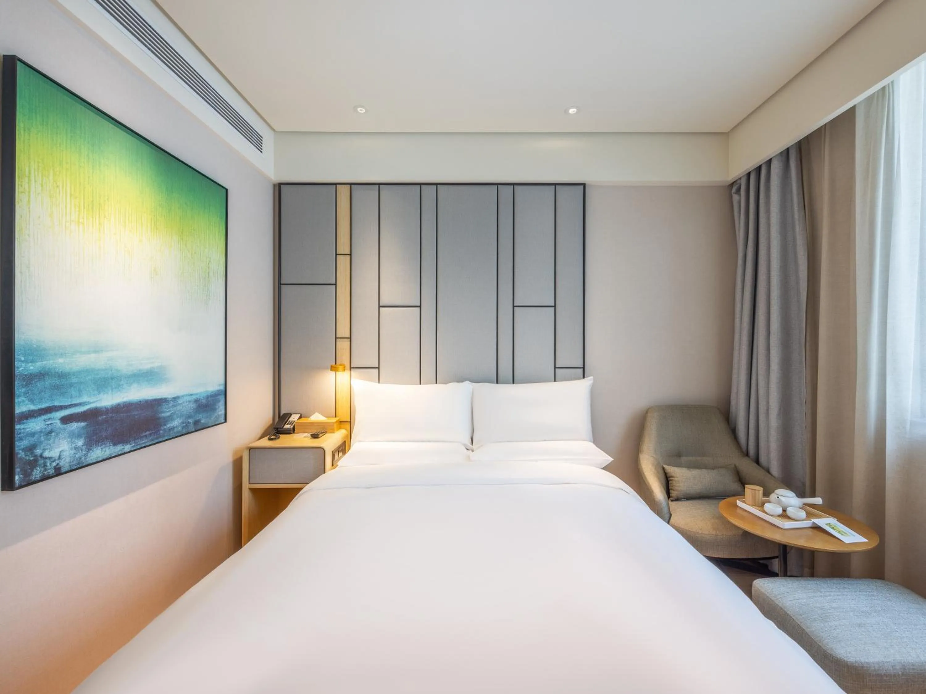 Bed in JI Hotel Chengdu Tianfu Square Renmin Middle Road