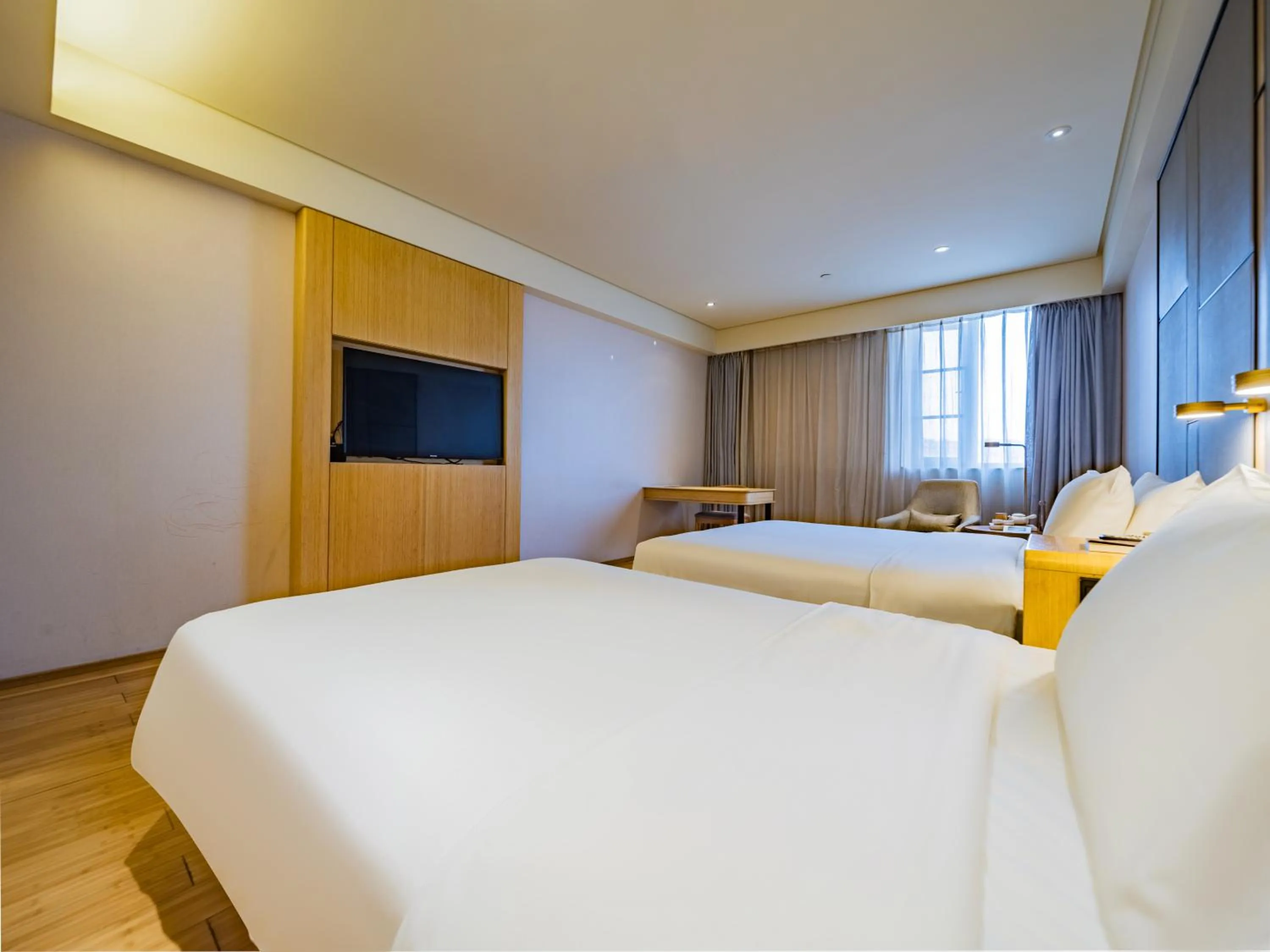 Bed in JI Hotel Chengdu Shuangliu Airport