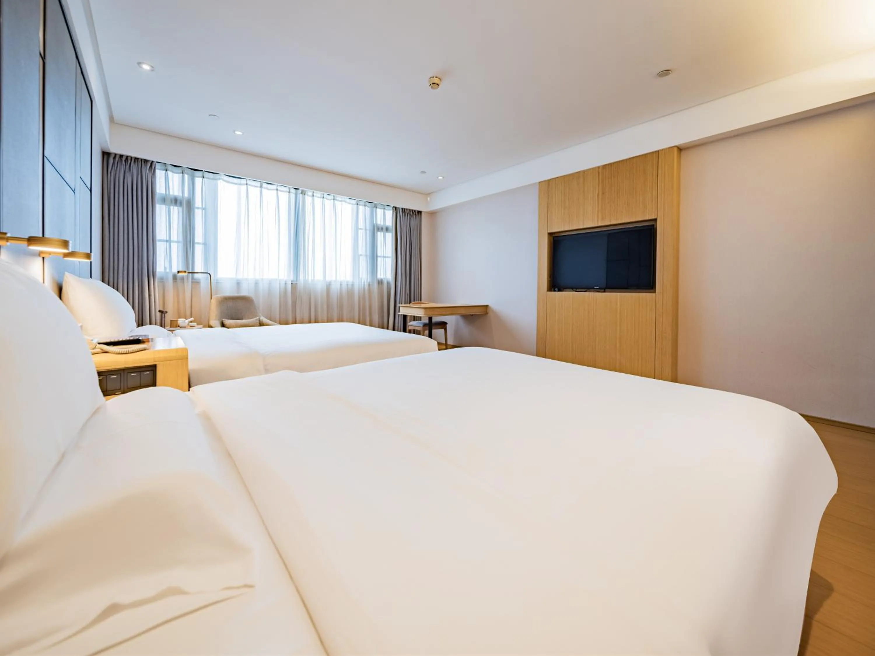 Bed in JI Hotel Chengdu Shuangliu Airport