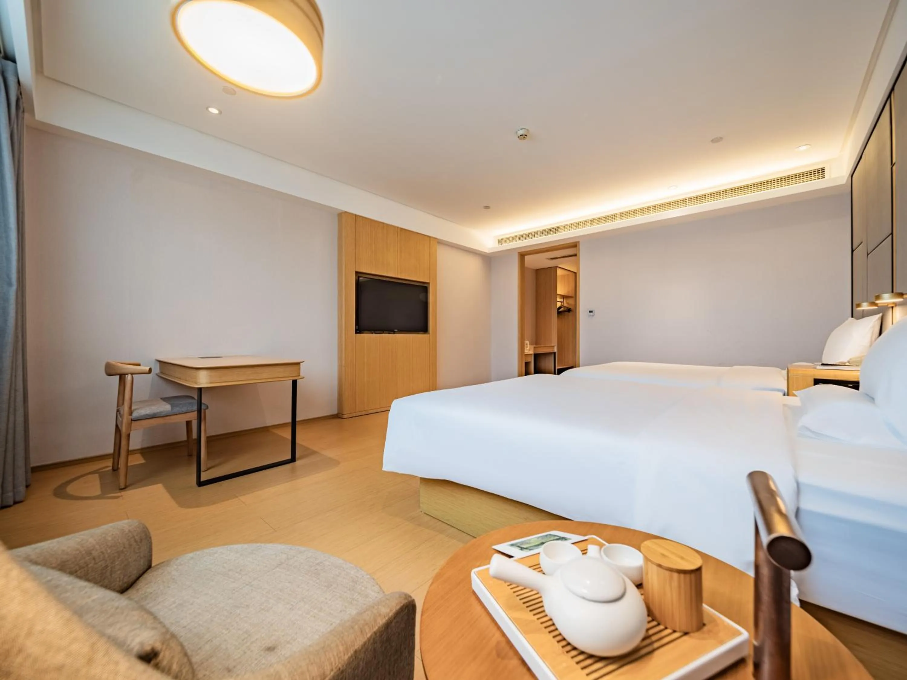 Bed in JI Hotel Chengdu Shuangliu Airport