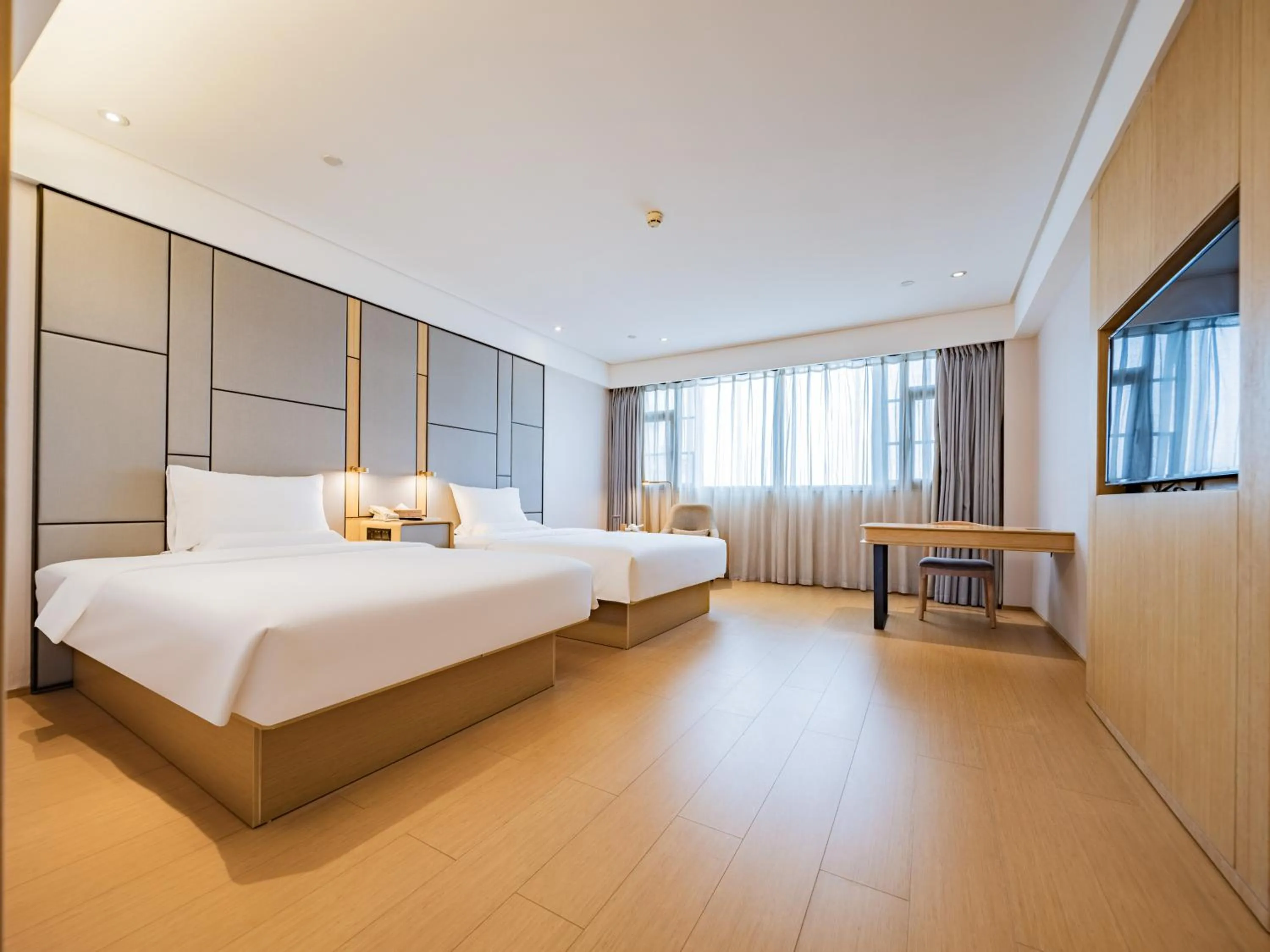 Bed in JI Hotel Chengdu Shuangliu Airport