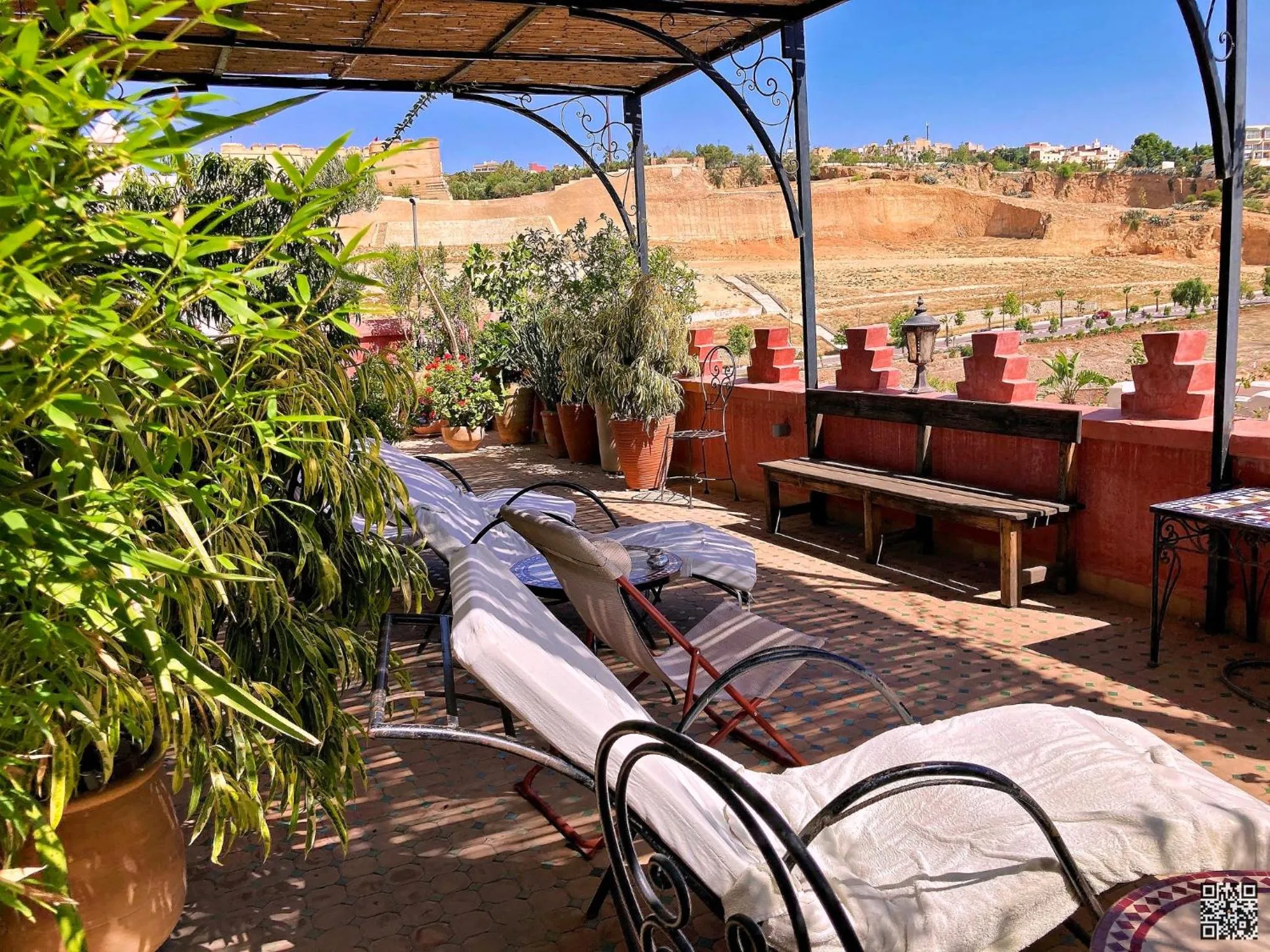 Solarium in Riad Toyour- Riad of birds