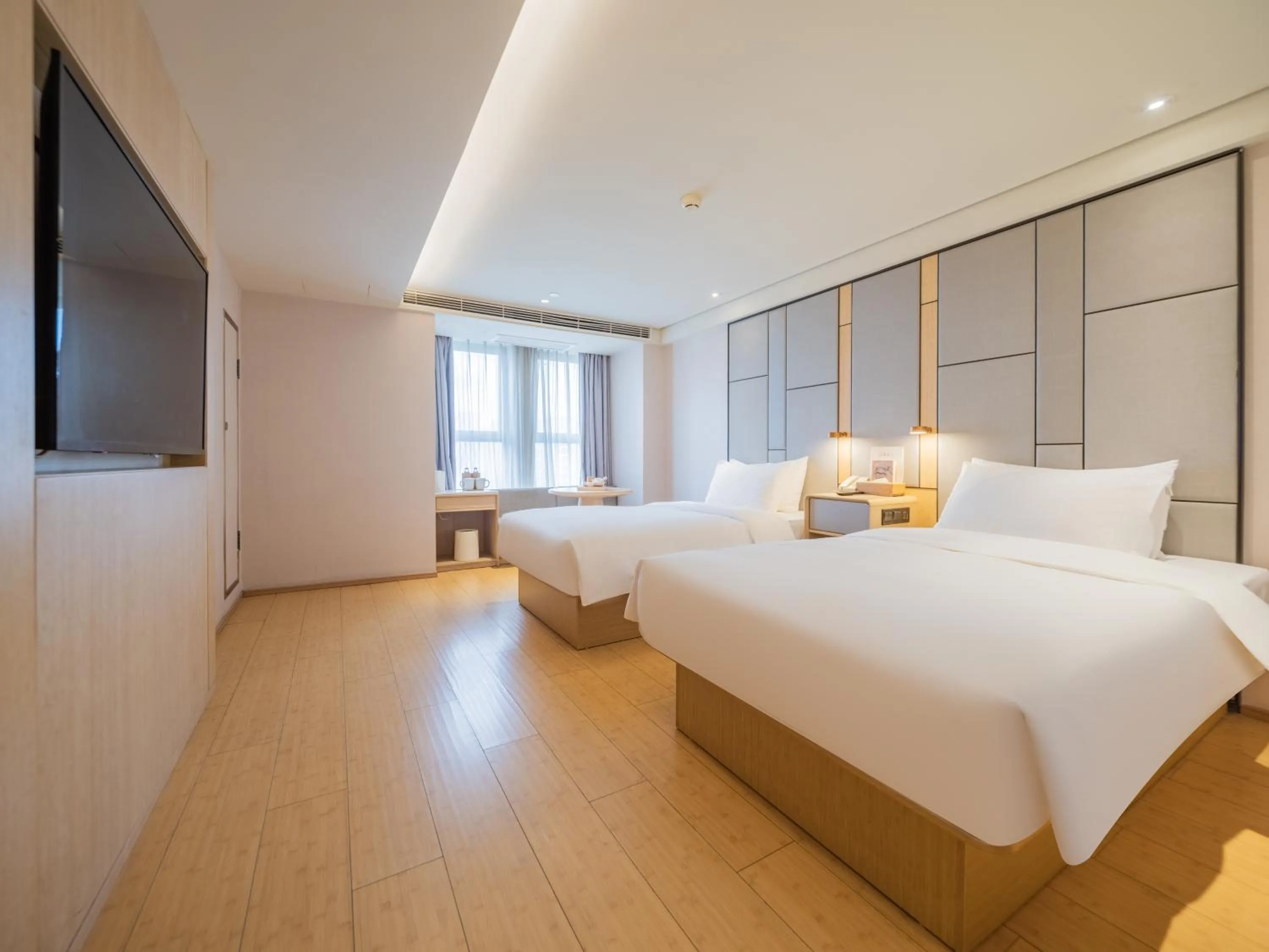 Bed in JI Hotel Chengdu Zhaojue Temple Subway Station