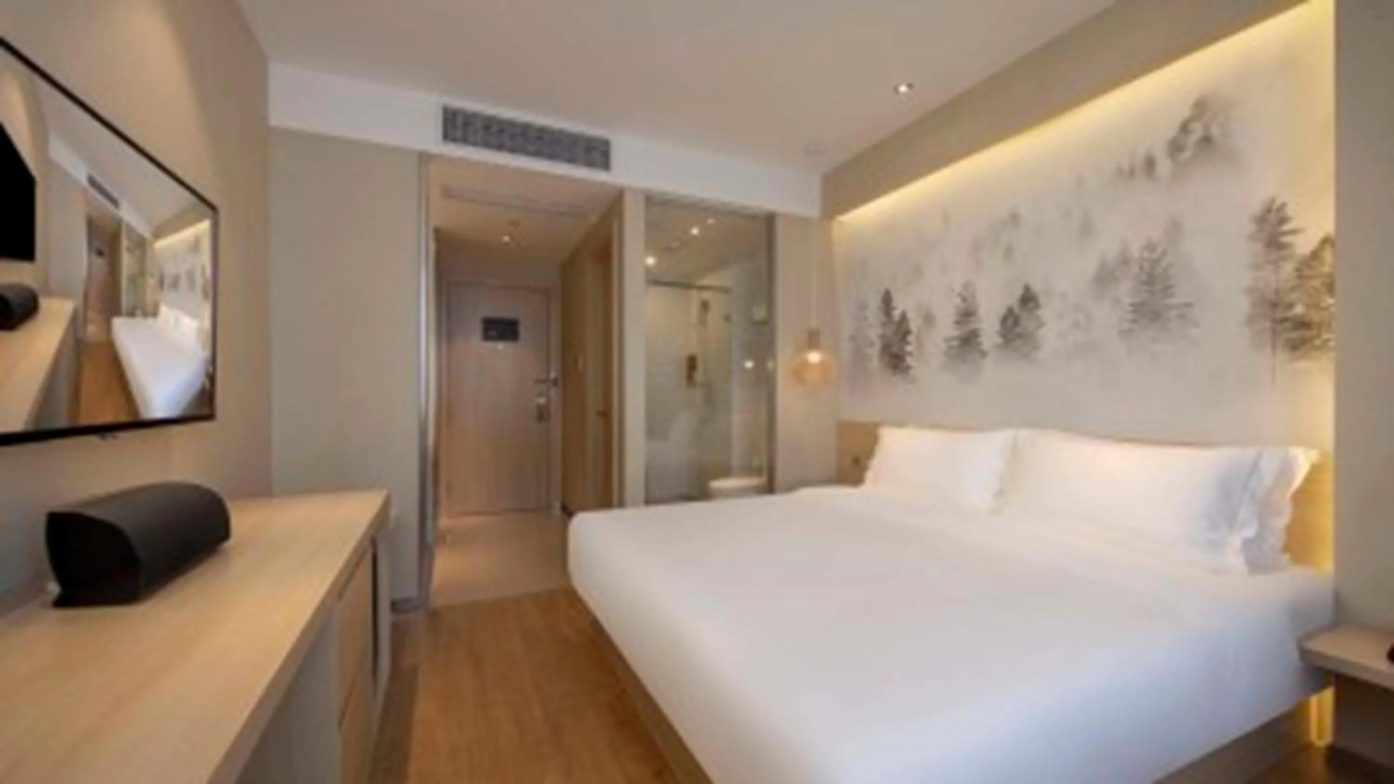 Bedroom, Bed in Orange Hotel Suzhou North Station Cailian Square