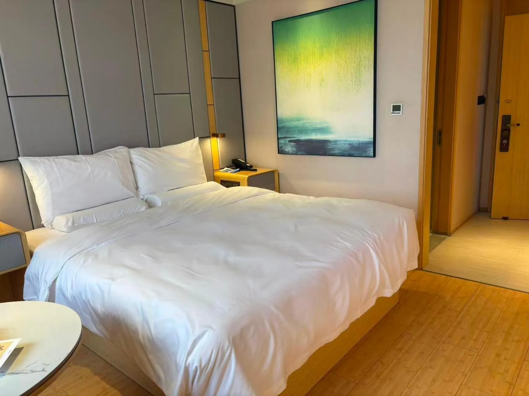 View (from property/room), Bed in JI Hotel Shanghai Stadium