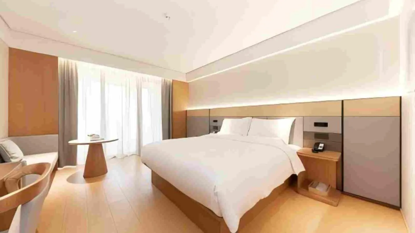 Bedroom, Bed in JI Hotel Shanghai Zhaojialou Ancient Town