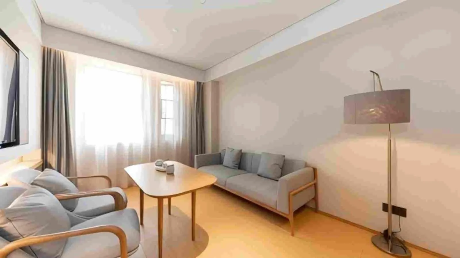 Living room in JI Hotel Shanghai Zhaojialou Ancient Town