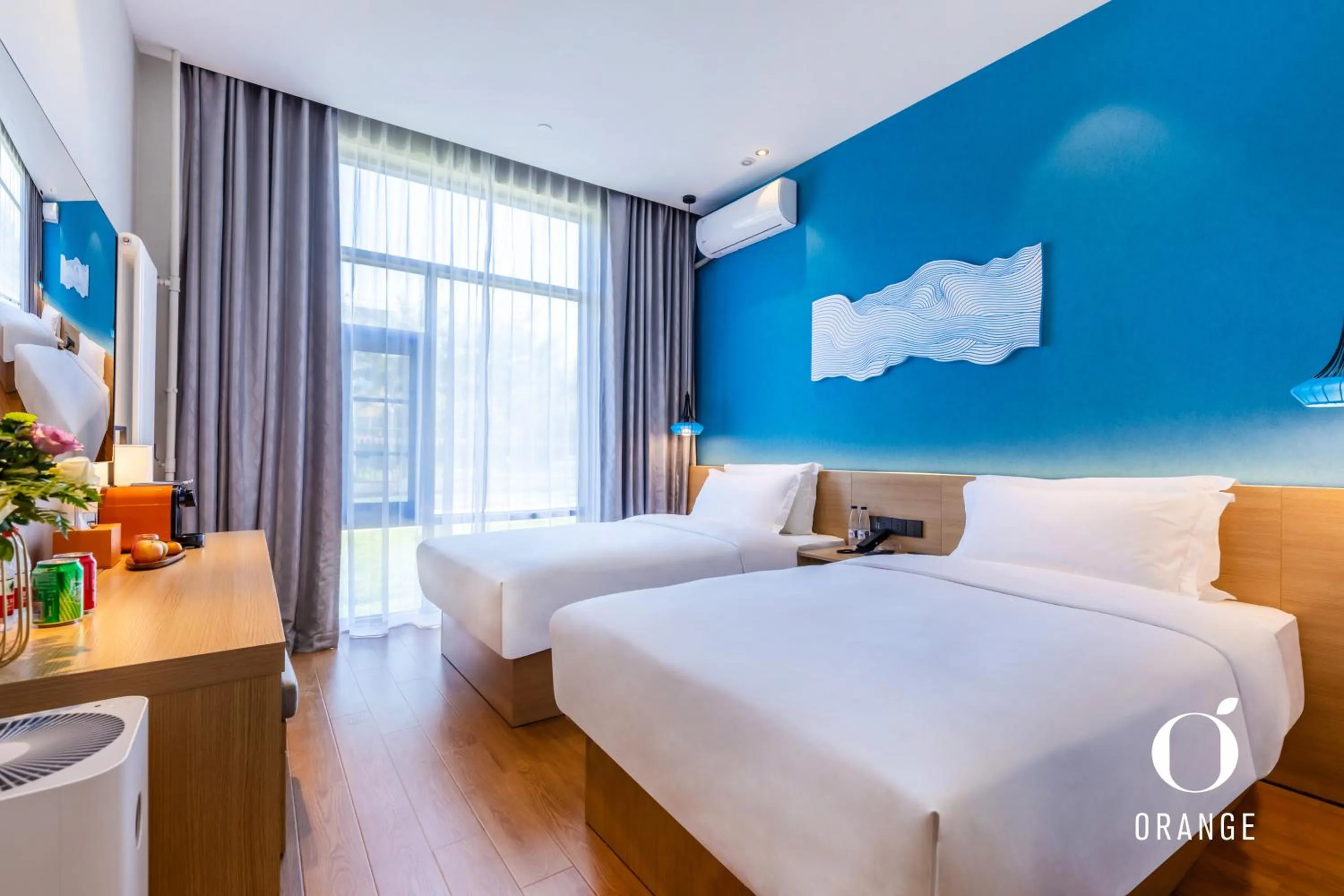 Bed in Orange Hotel Beijing Yongfeng Space City