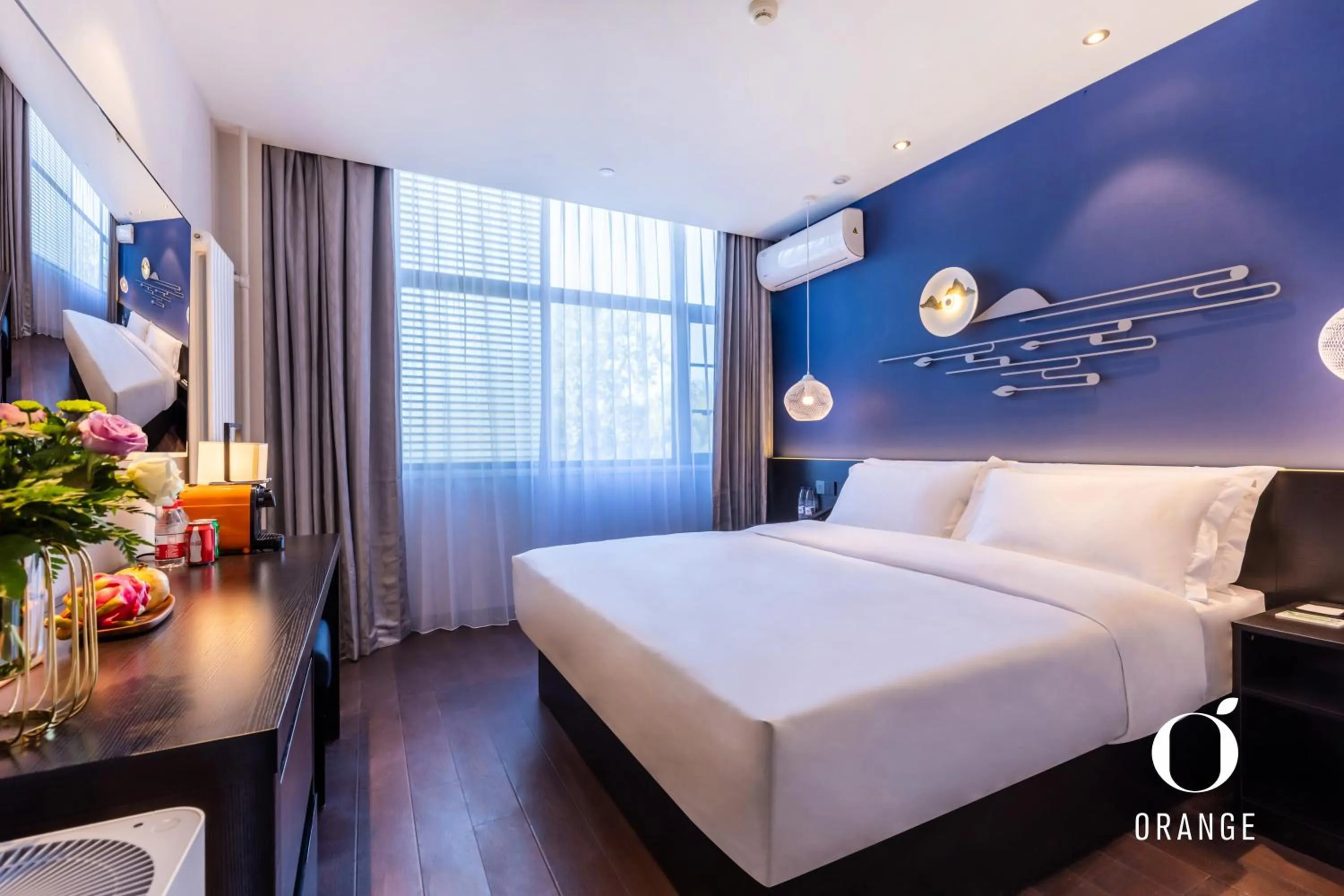 Bed in Orange Hotel Beijing Yongfeng Space City