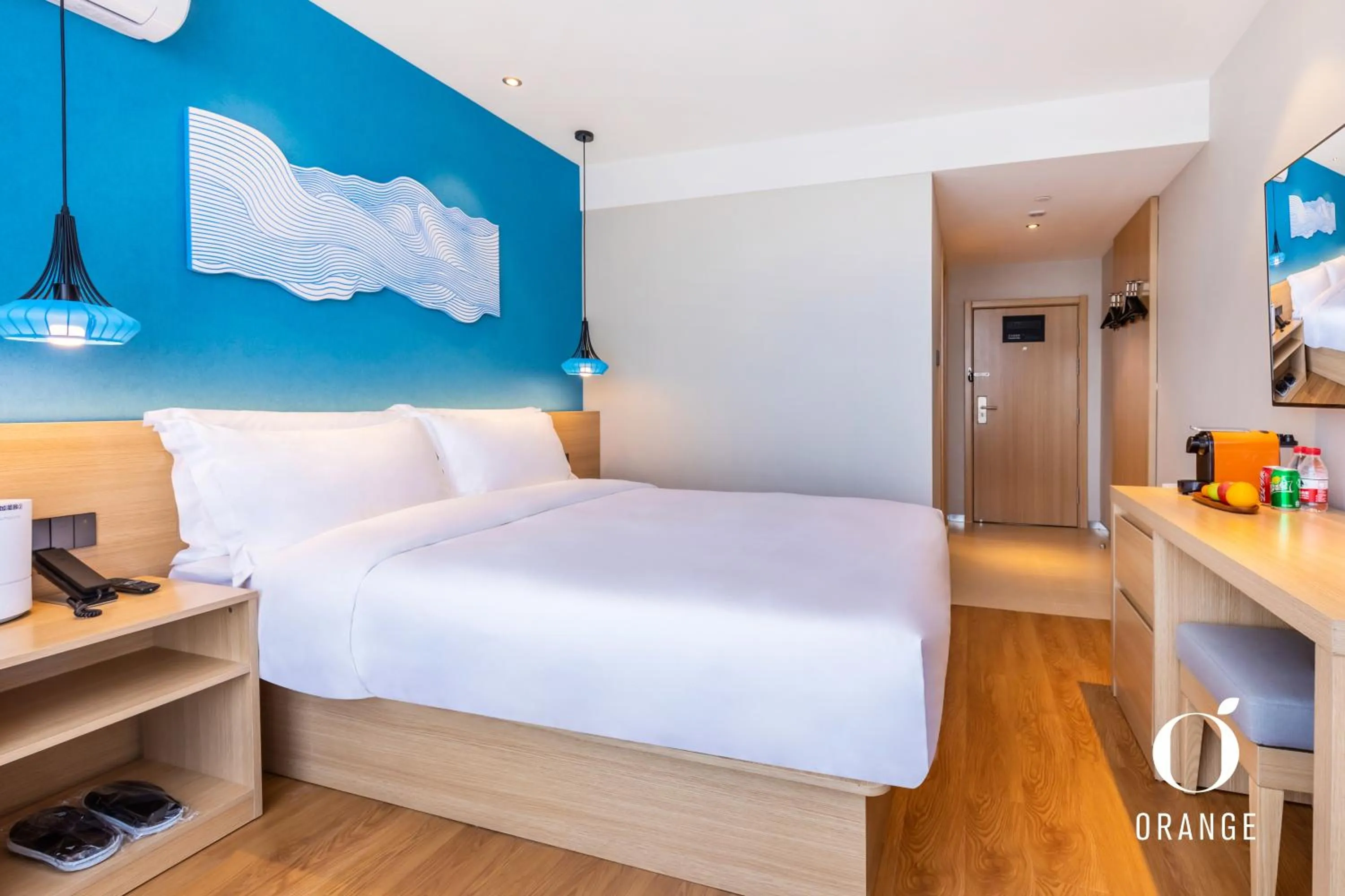 Bed in Orange Hotel Beijing Yongfeng Space City