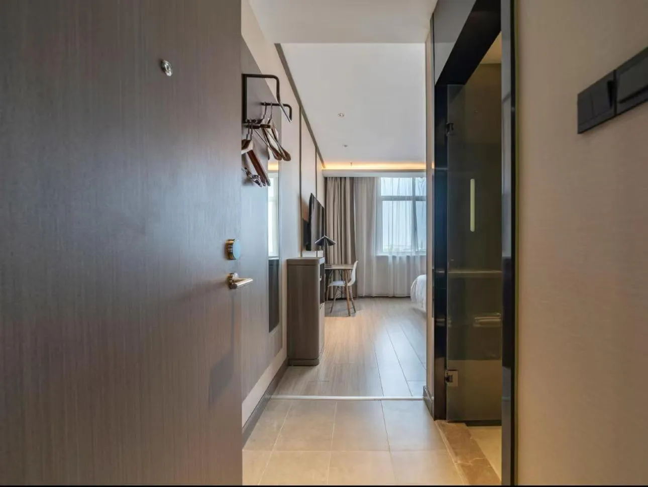 Photo of the whole room in Hanting Hotel Shanghai Pudong Airport Nanzhu Road