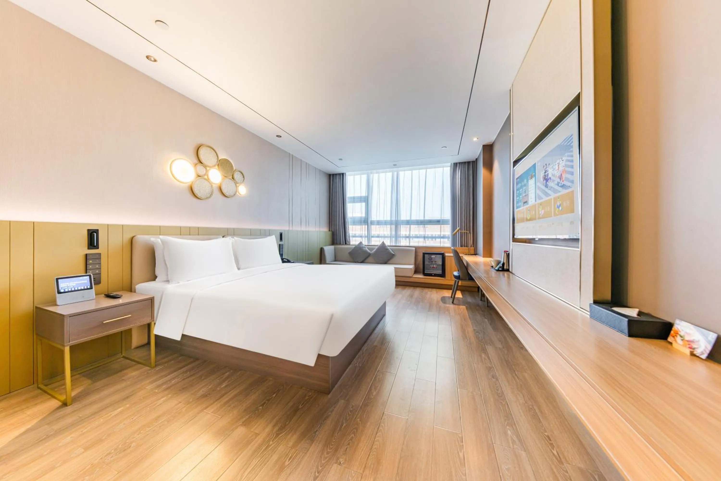 Bed in Orange Hotel Beijing Yizhuang Rongjing West Street