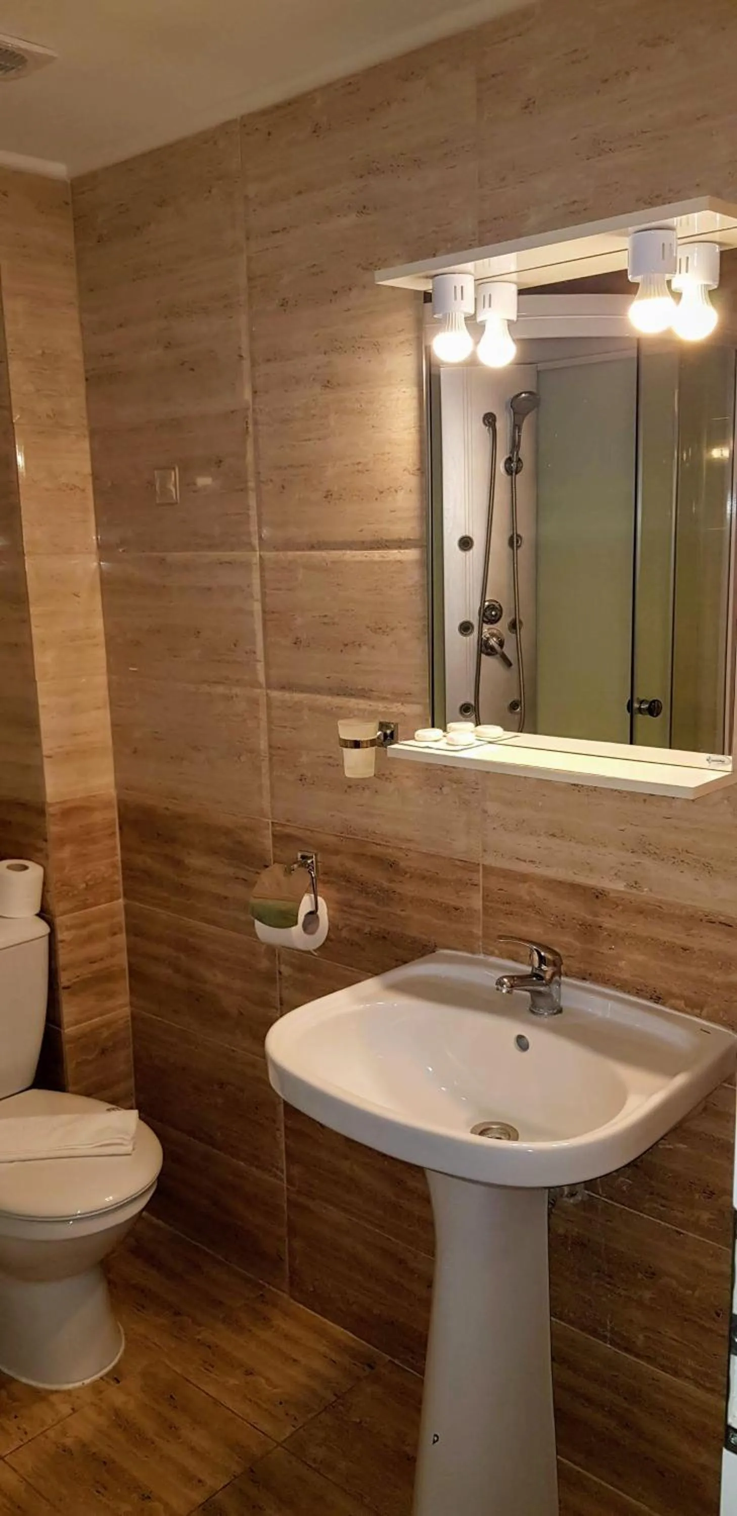 Shower in Pensiunea Casiana