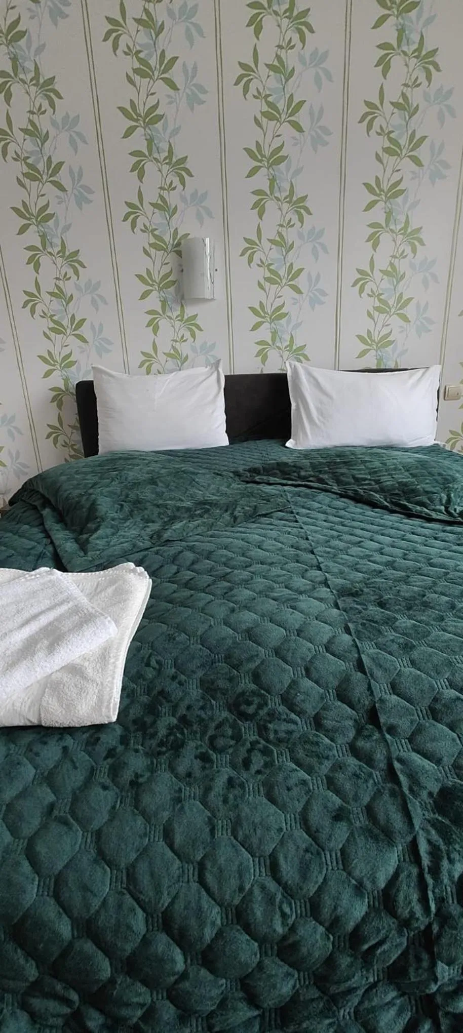 Bed in Pensiunea Casiana