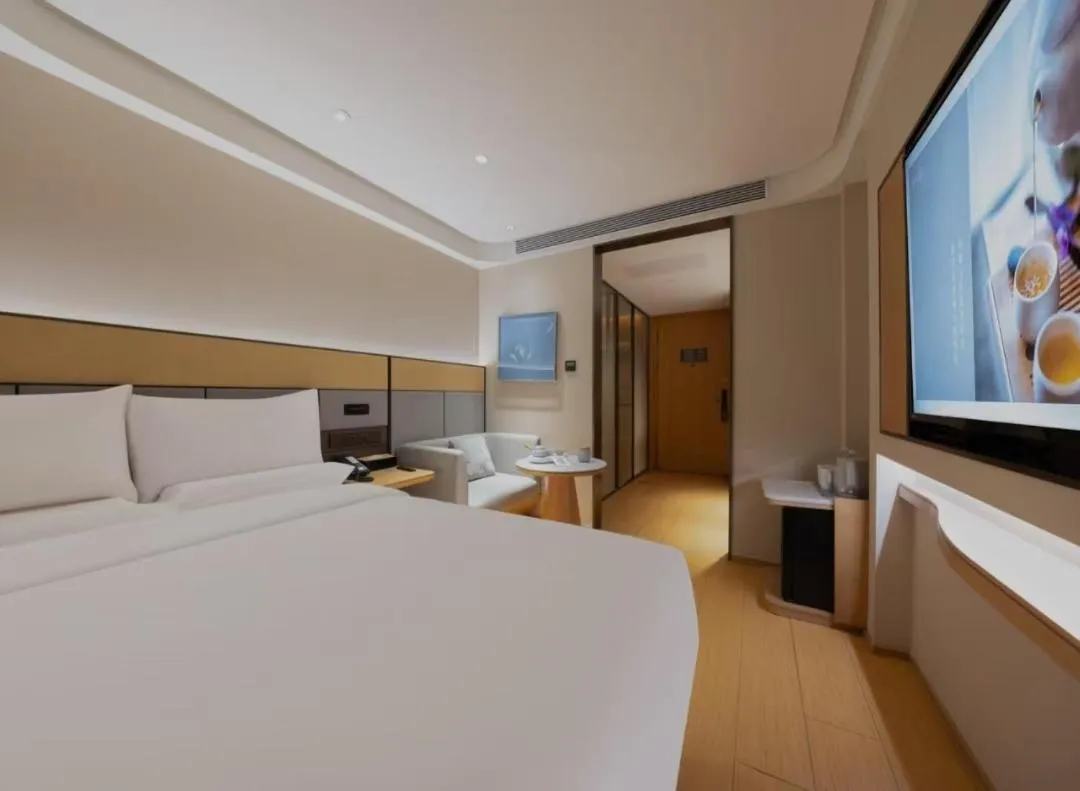 Bed in JI Hotel Beijing South Railway Station Jiaomen West Subway Station