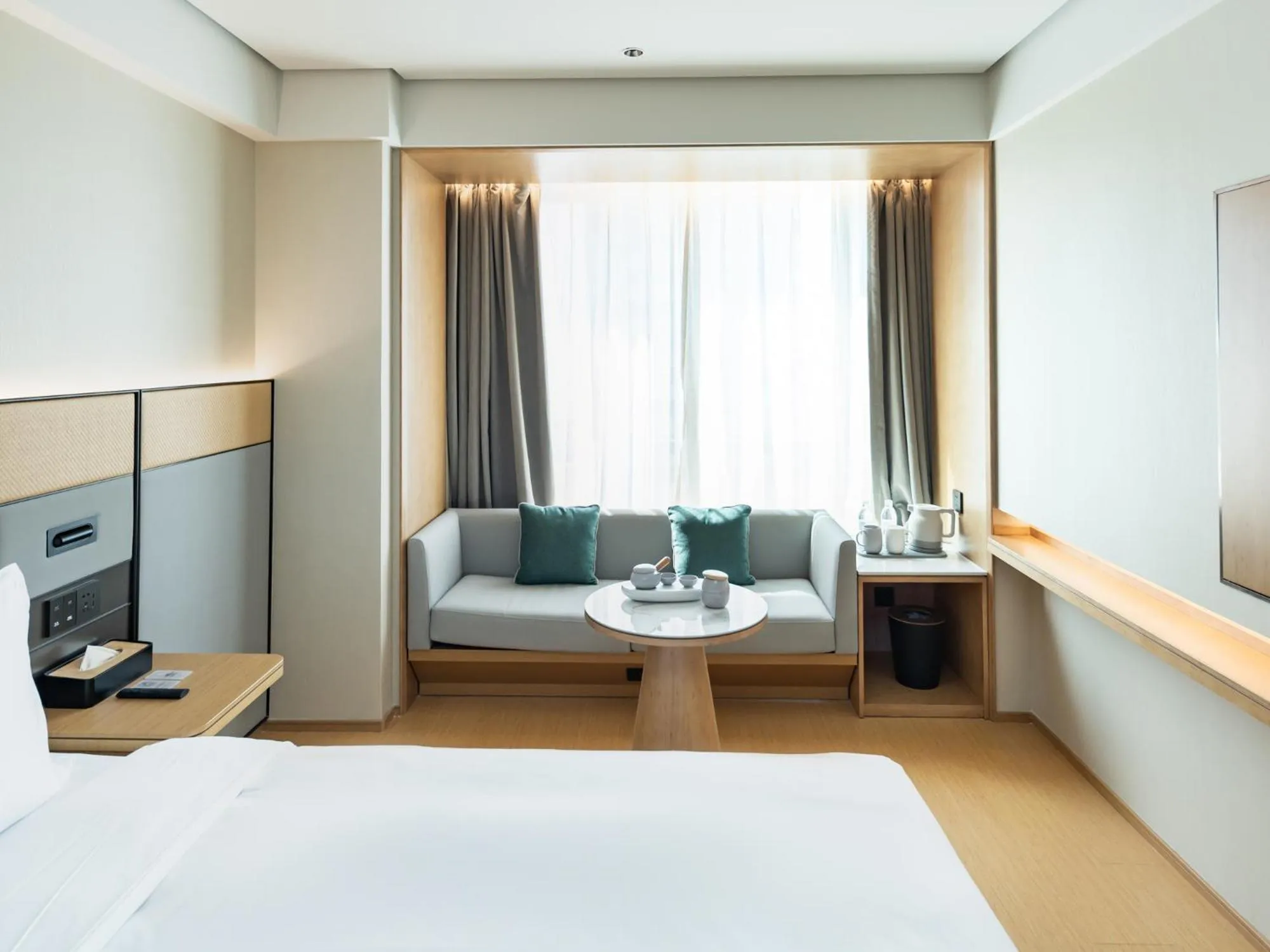 Bedroom, Bed in JI Hotel Suzhou North High Speed Railway Station Subway Station