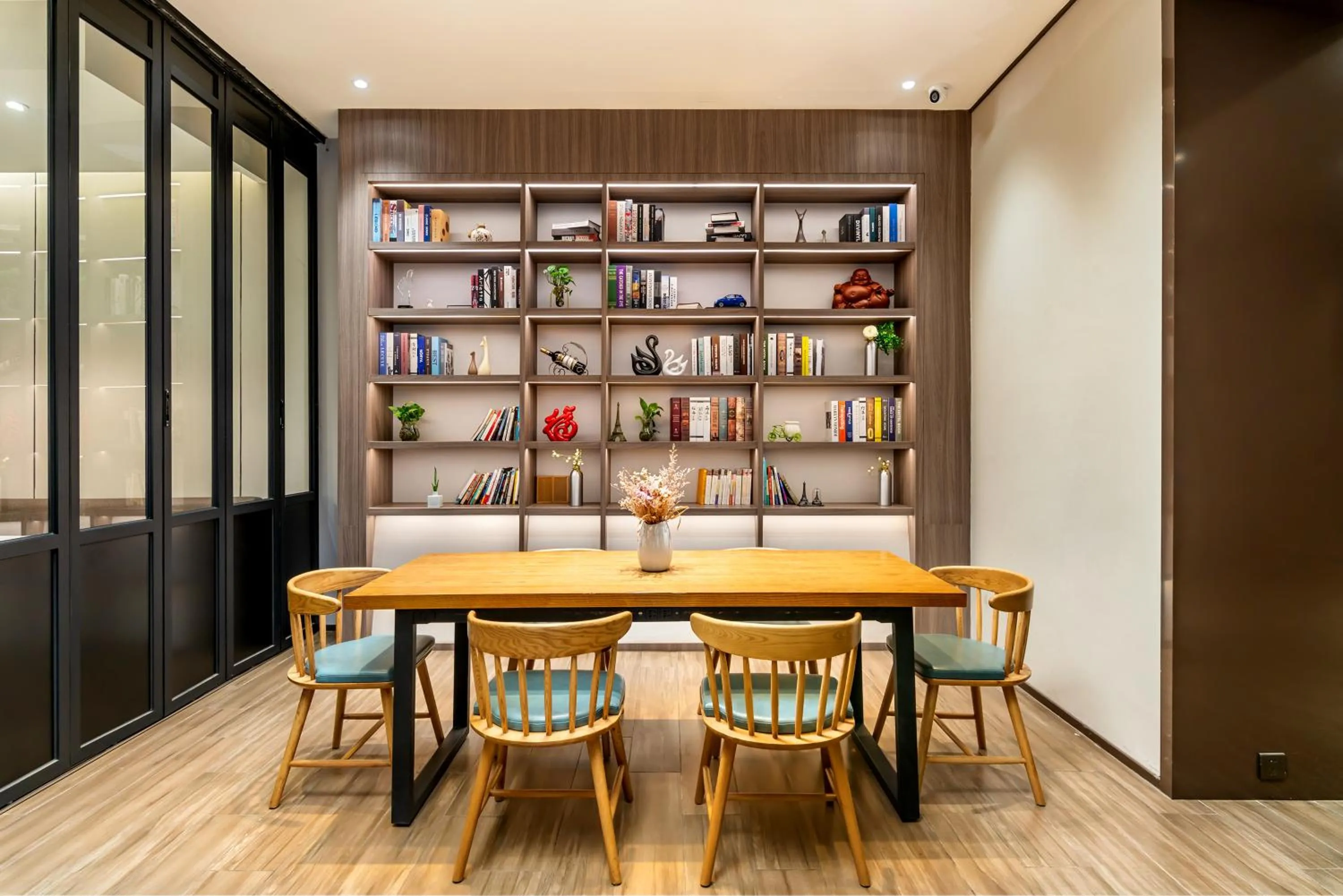 Seating area in Hanting Hotel Guangzhou Feixiang Park Subway Station