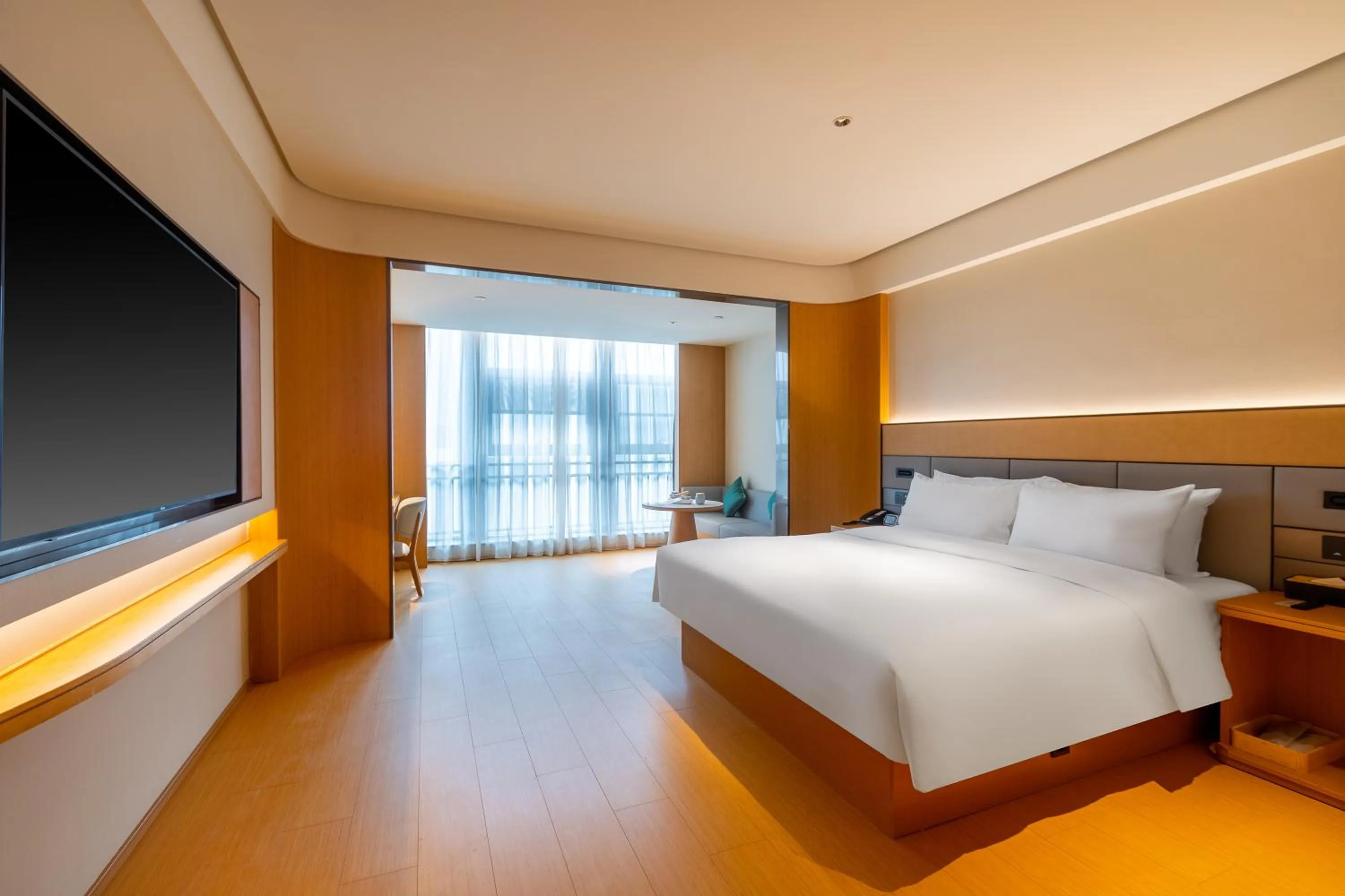 Photo of the whole room, Bed in JI Hotel Nanjing Gaochun Crab City