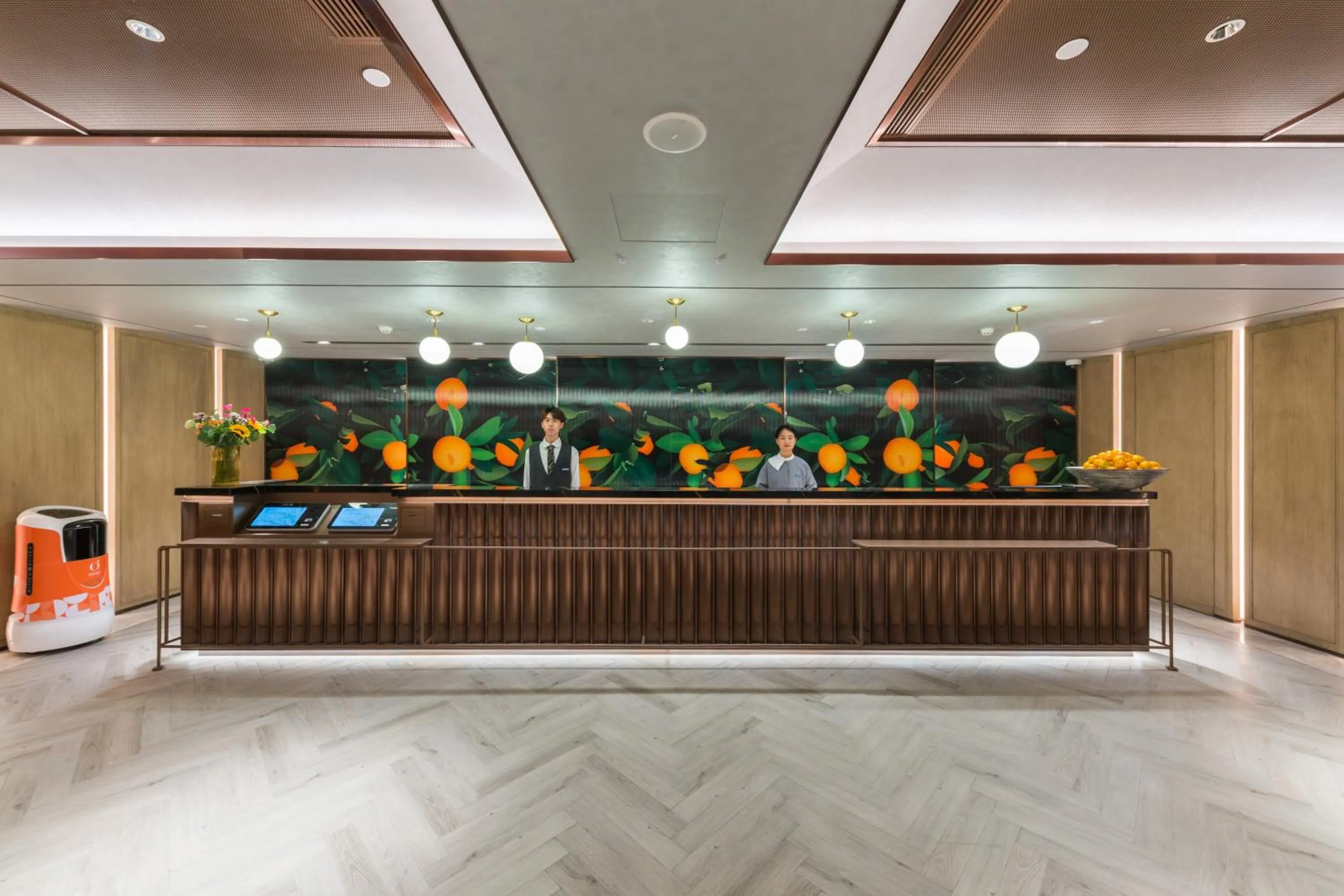 Lobby or reception in Orange Hotel Shanghai World Expo Center