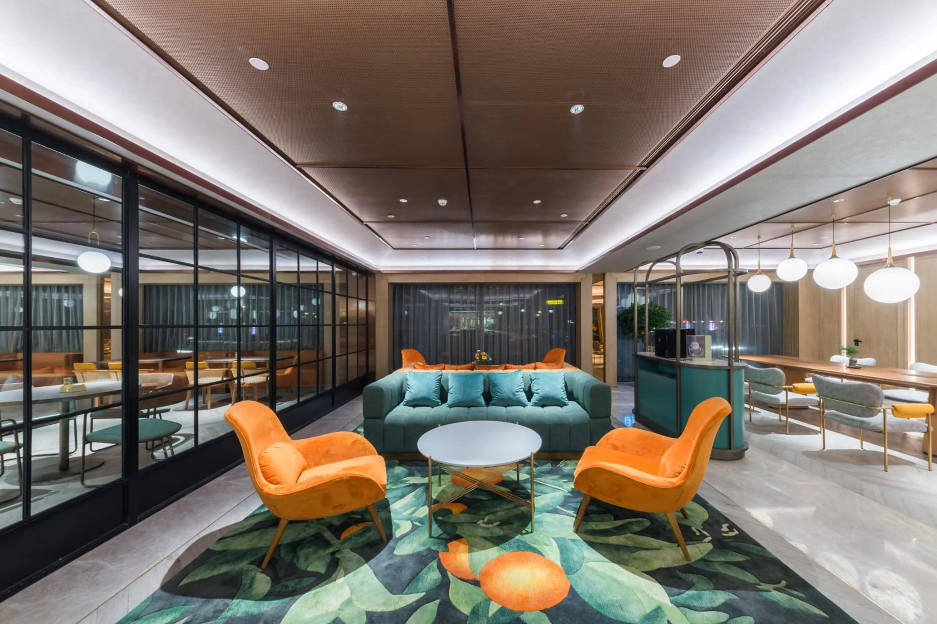 Lobby or reception in Orange Hotel Shanghai World Expo Center