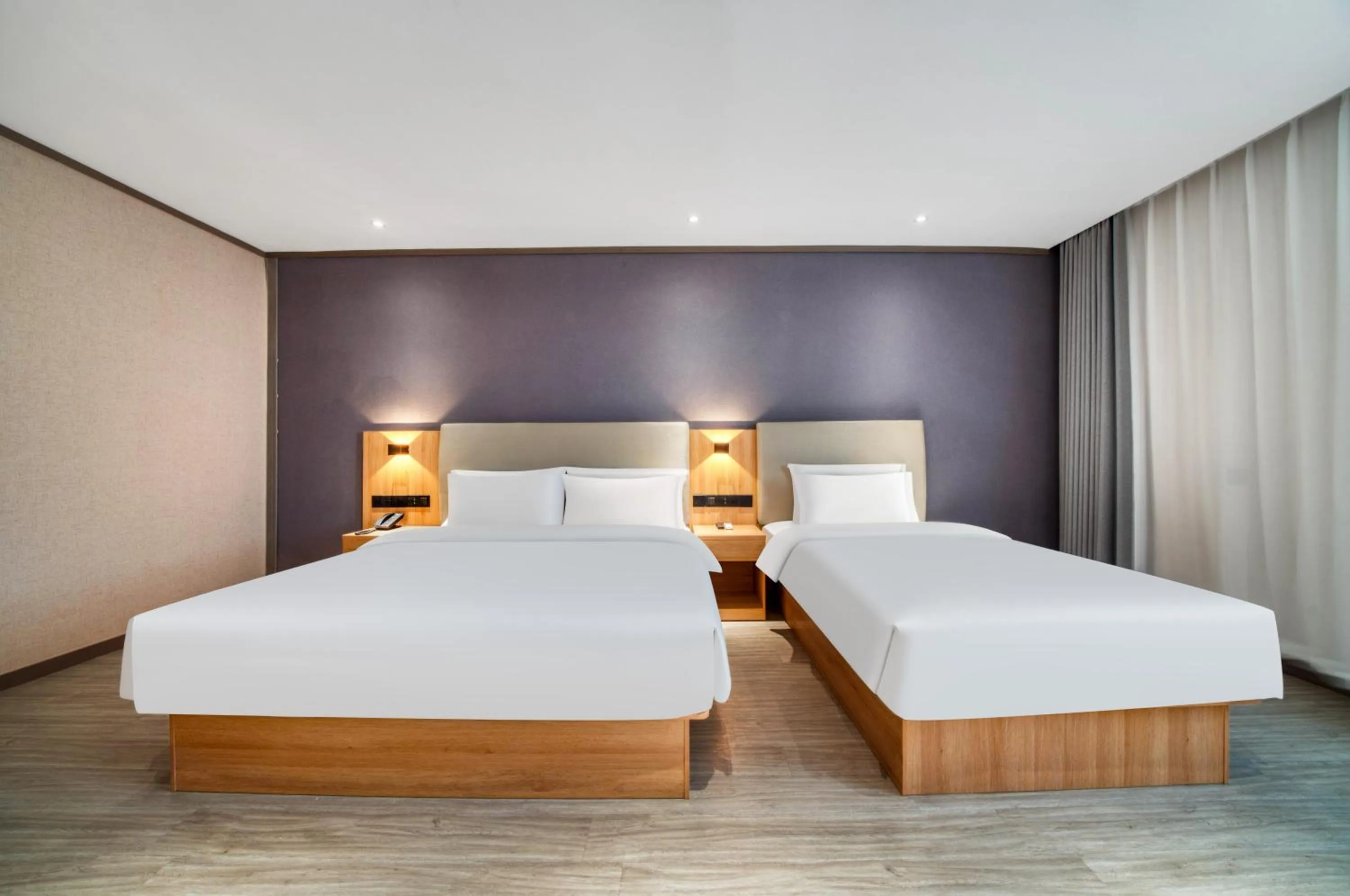 Bed in Hanting Hotel Shanghai Jiading Waigang Business School