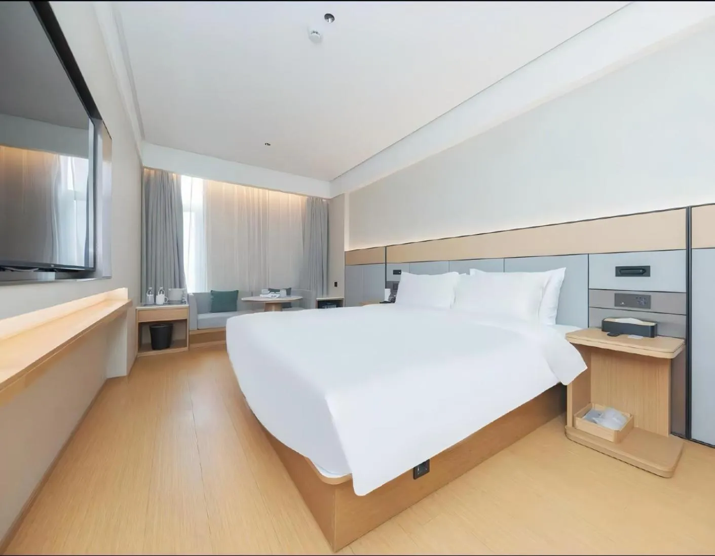 Bed in JI Hotel Hangzhou Alibaba Xixi Park