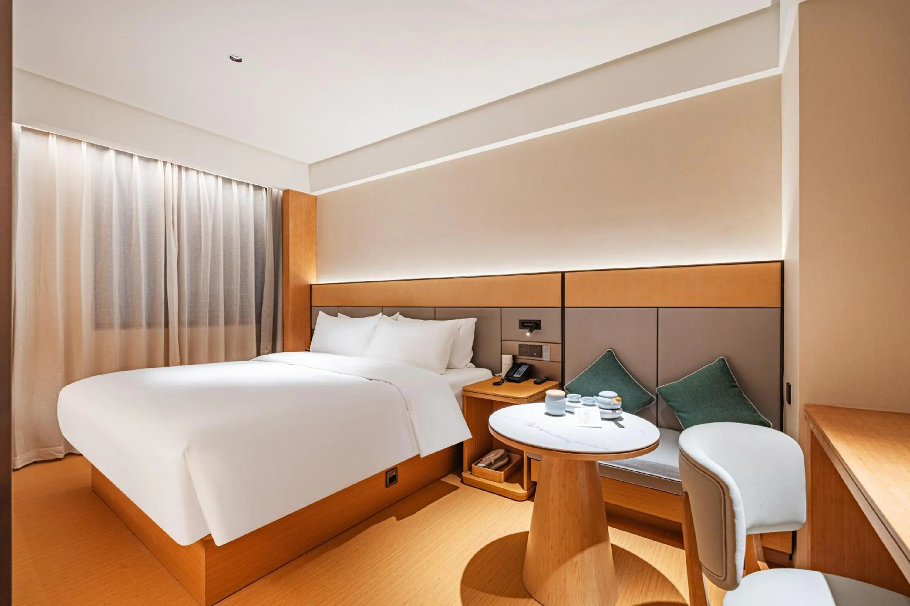 Bed in JI Hotel Beijing Beiqing Road Yongfeng Industrial Park